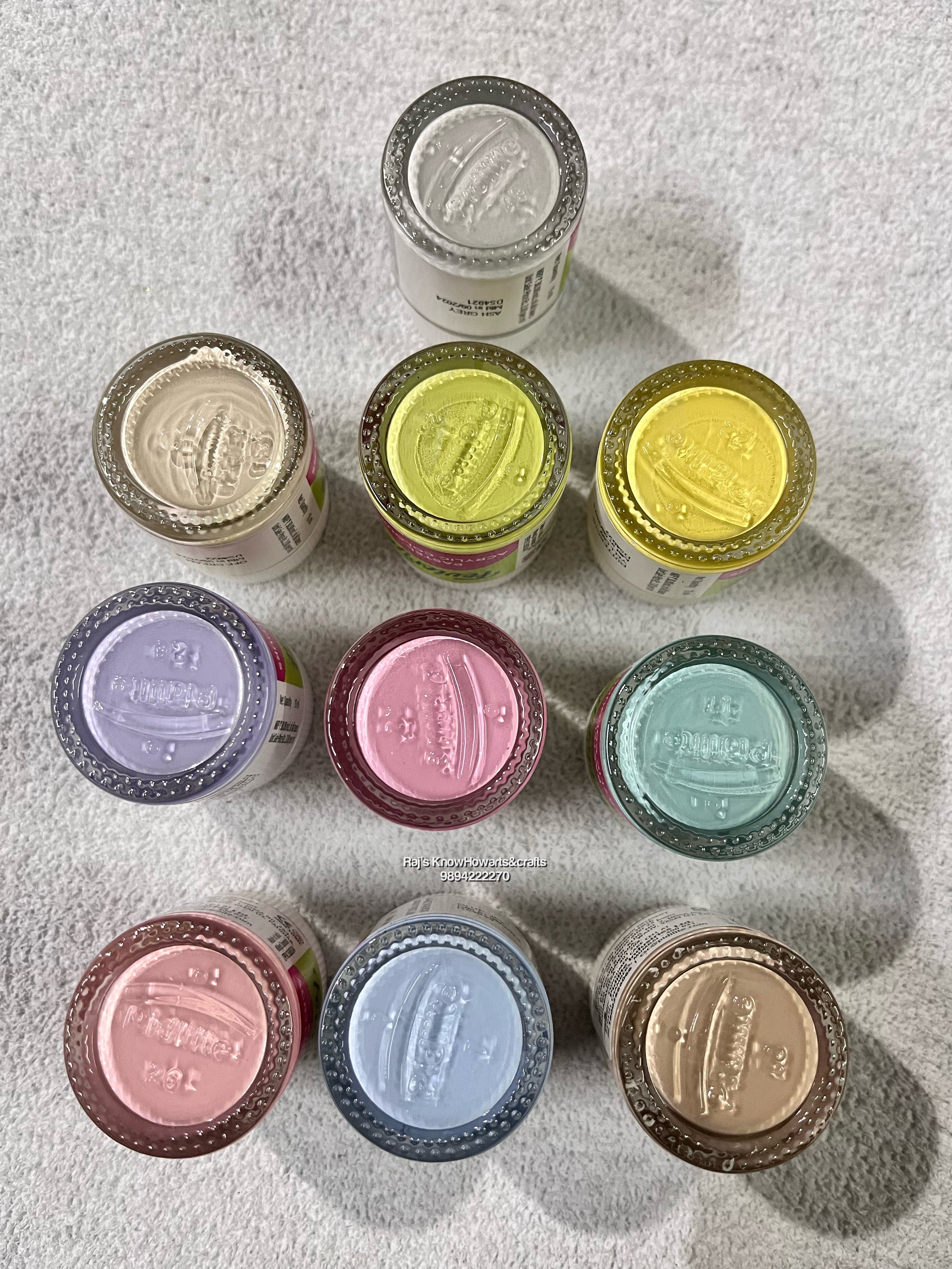 Fevicryl pastel acrylic colours - 10 shades