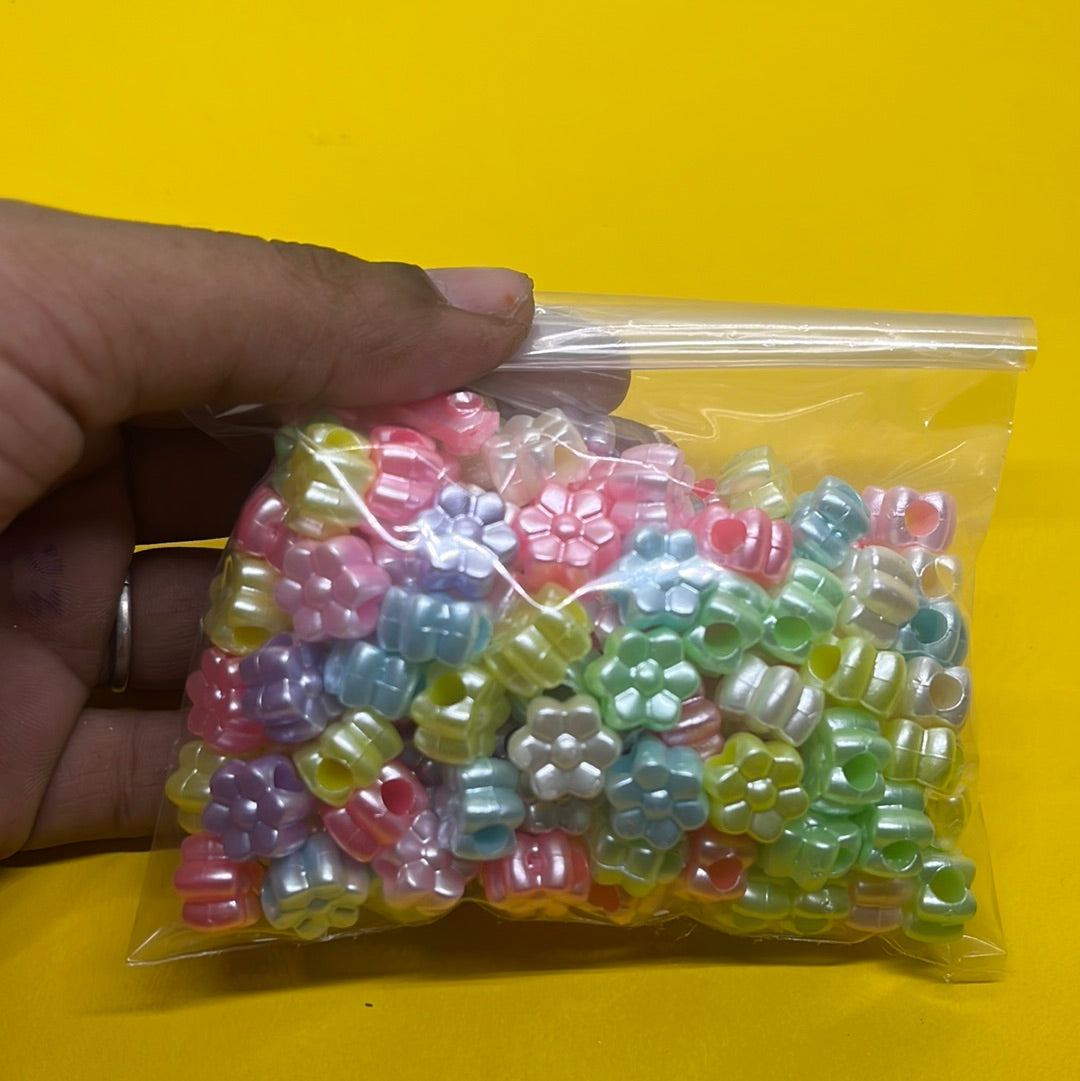 Pastel color design beads -50g 8