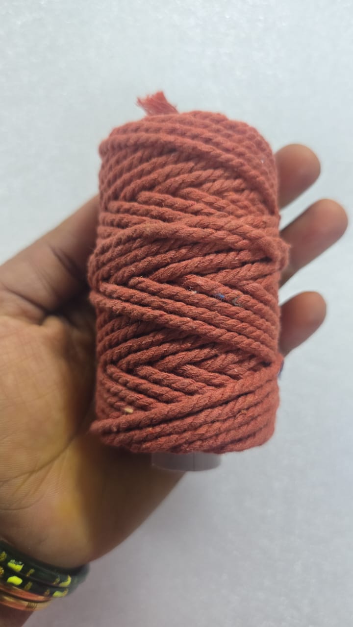 4mm cotton crochet thread PEACH