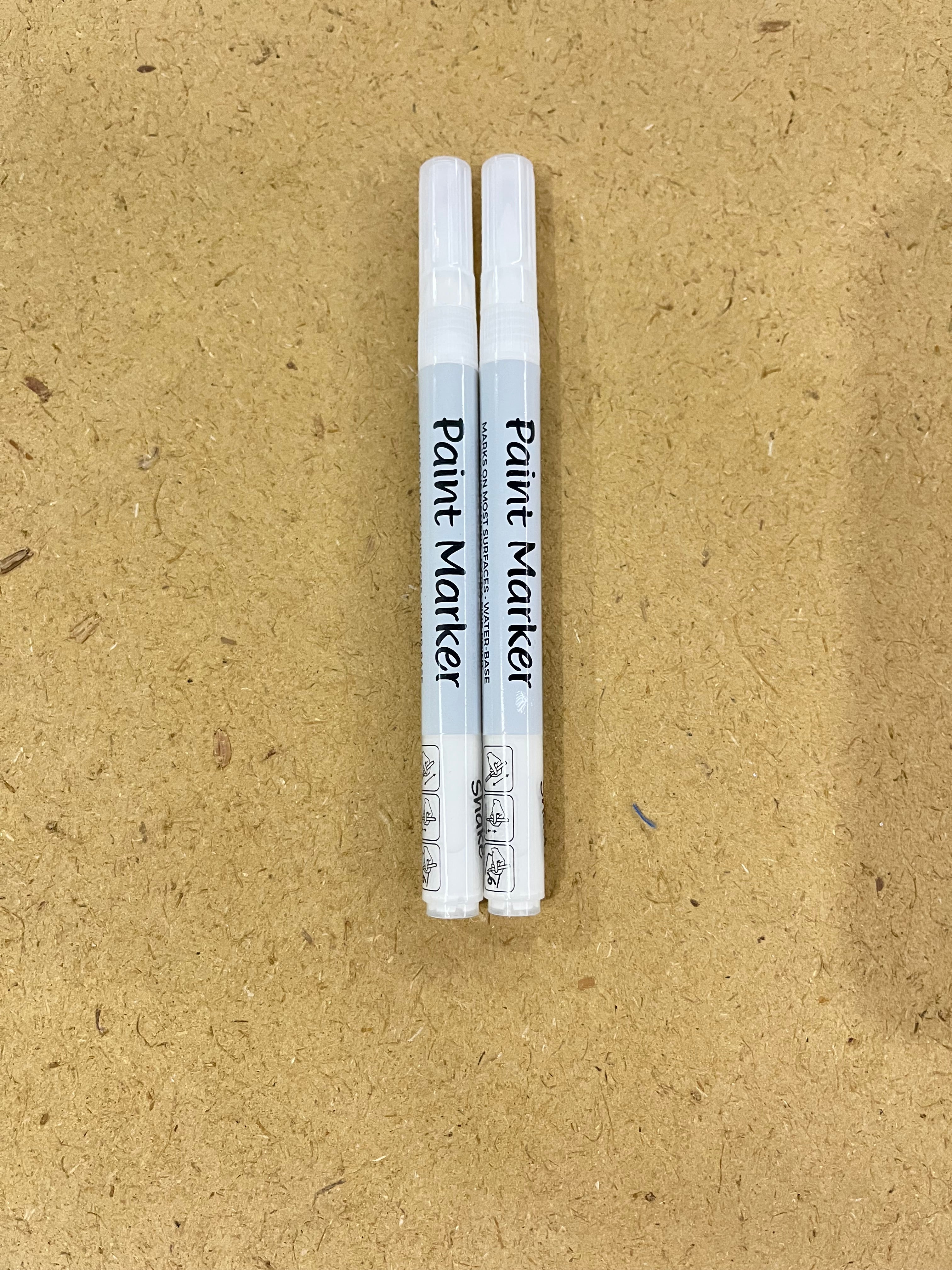 White Paint marker thin tip-1 picec