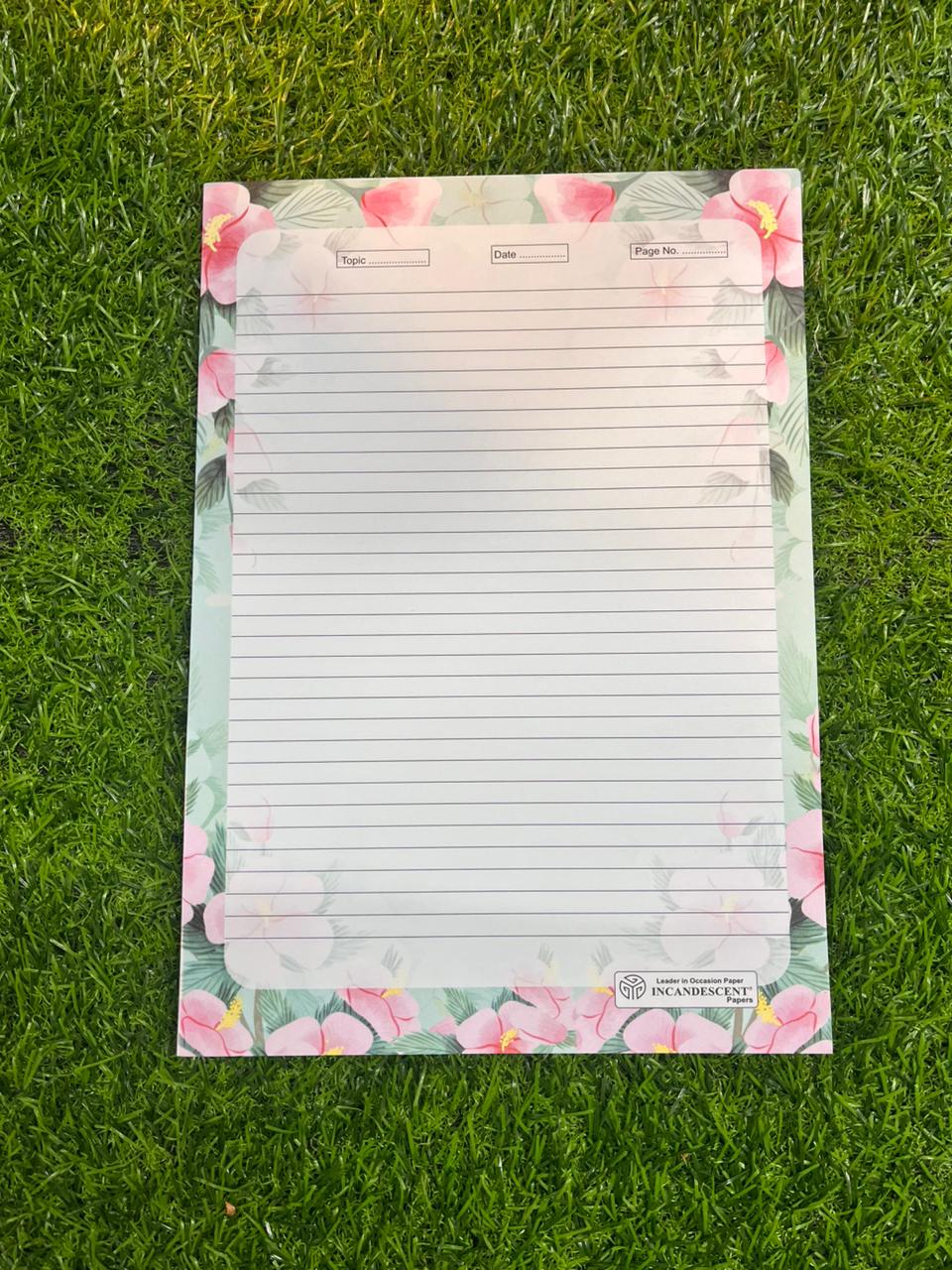 A4 Designer Ruled Sheets -A4DRS (2 packets) – KnowHowArtCraft