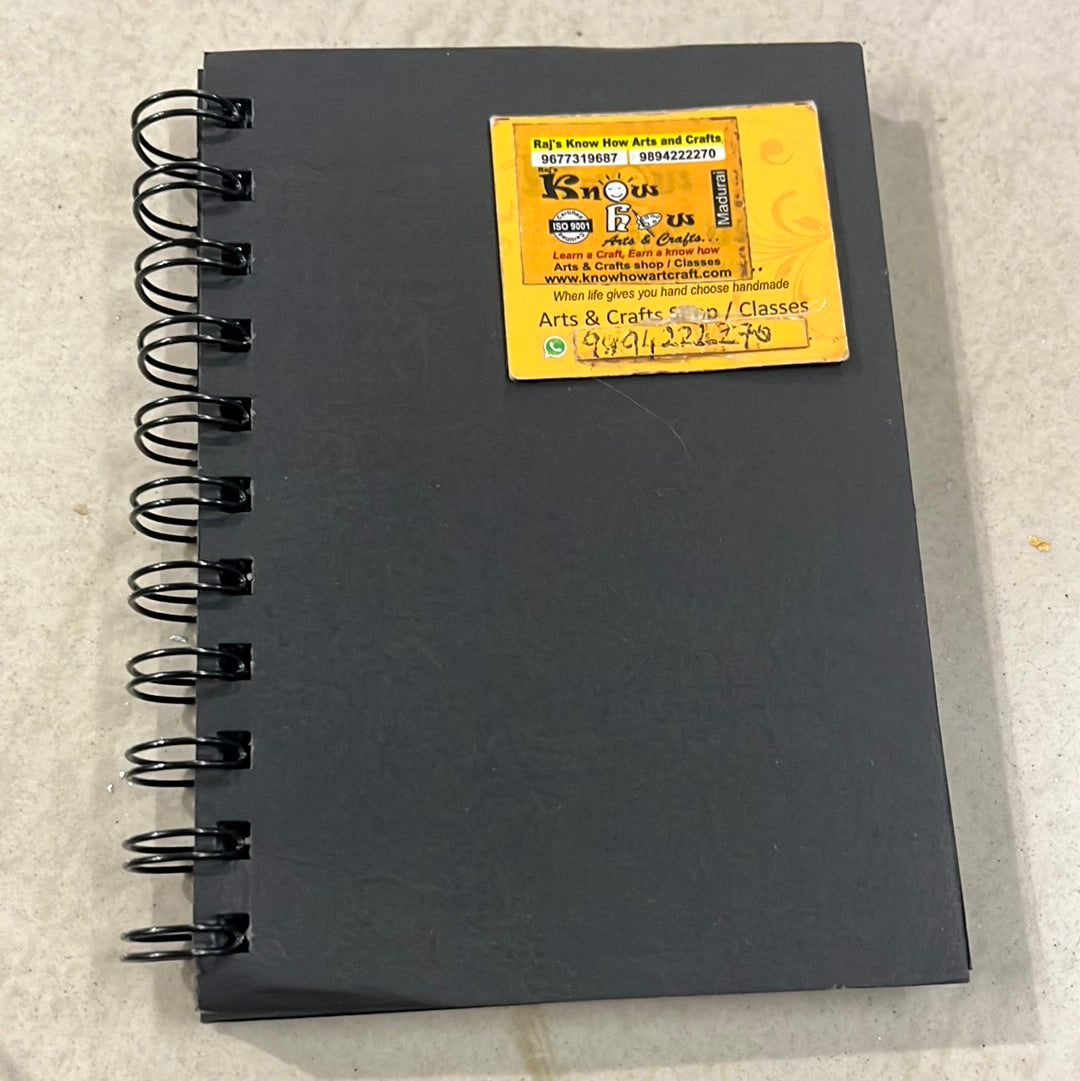 Black book  A6 80 sheets