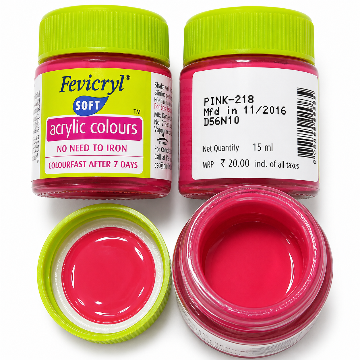 Pink Acrylic colour-8901860510178 – KnowHowArtCraft
