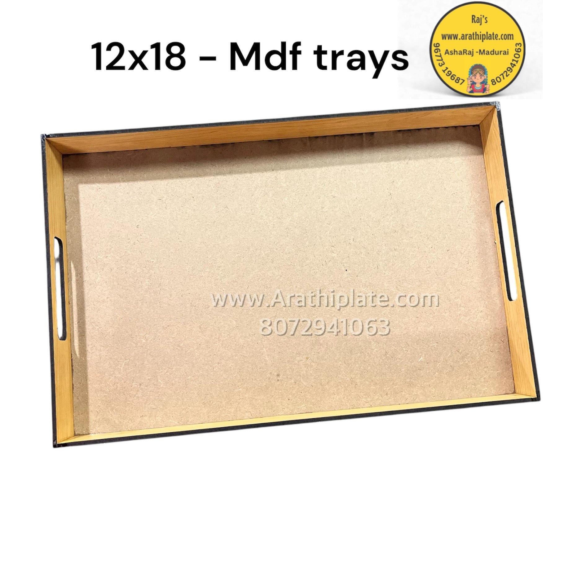 Wooden 12x18 Mdf trays