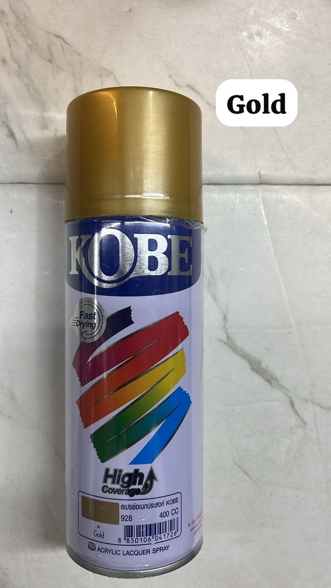 KOBE GOLD Acrylic Lacquer Spray – KnowHowArtCraft