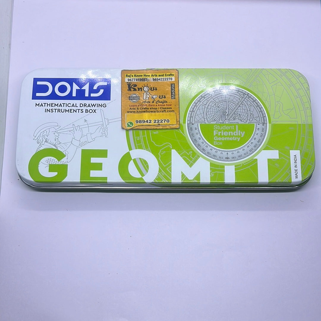 Geometry drawing instruments box – KnowHowArtCraft