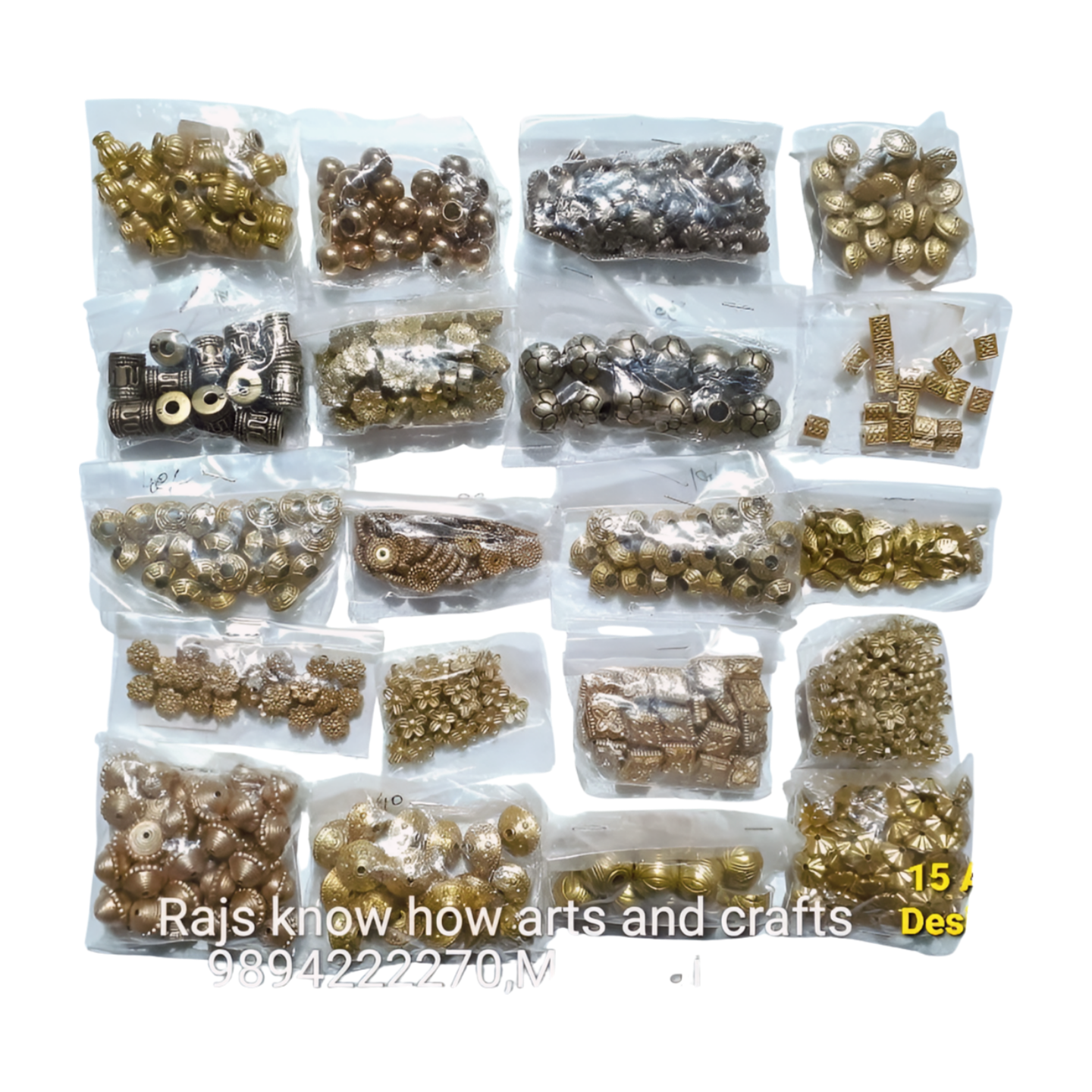 assorted Design beads