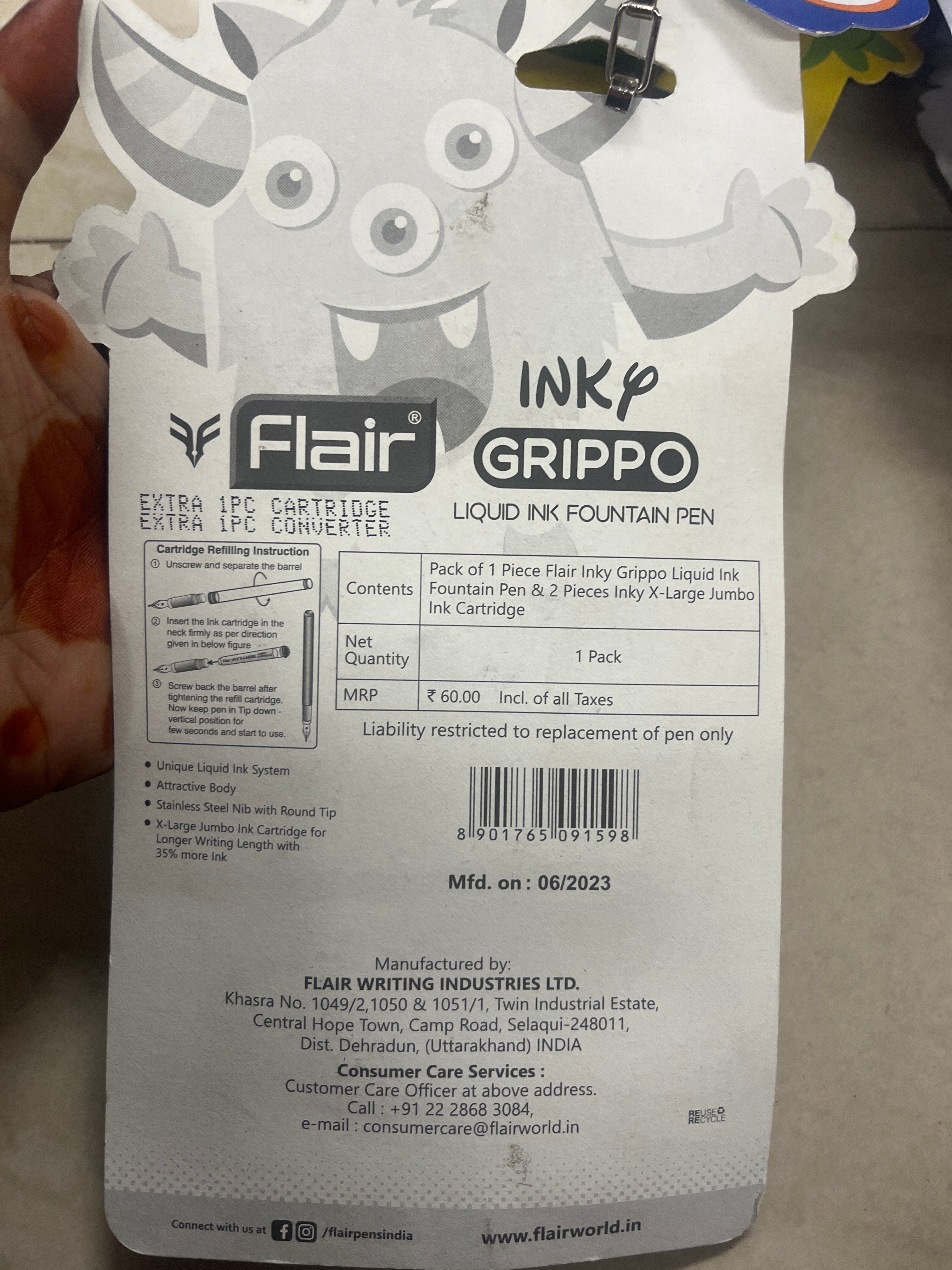 FLAIR INKY FOUNDATION GRIPPO