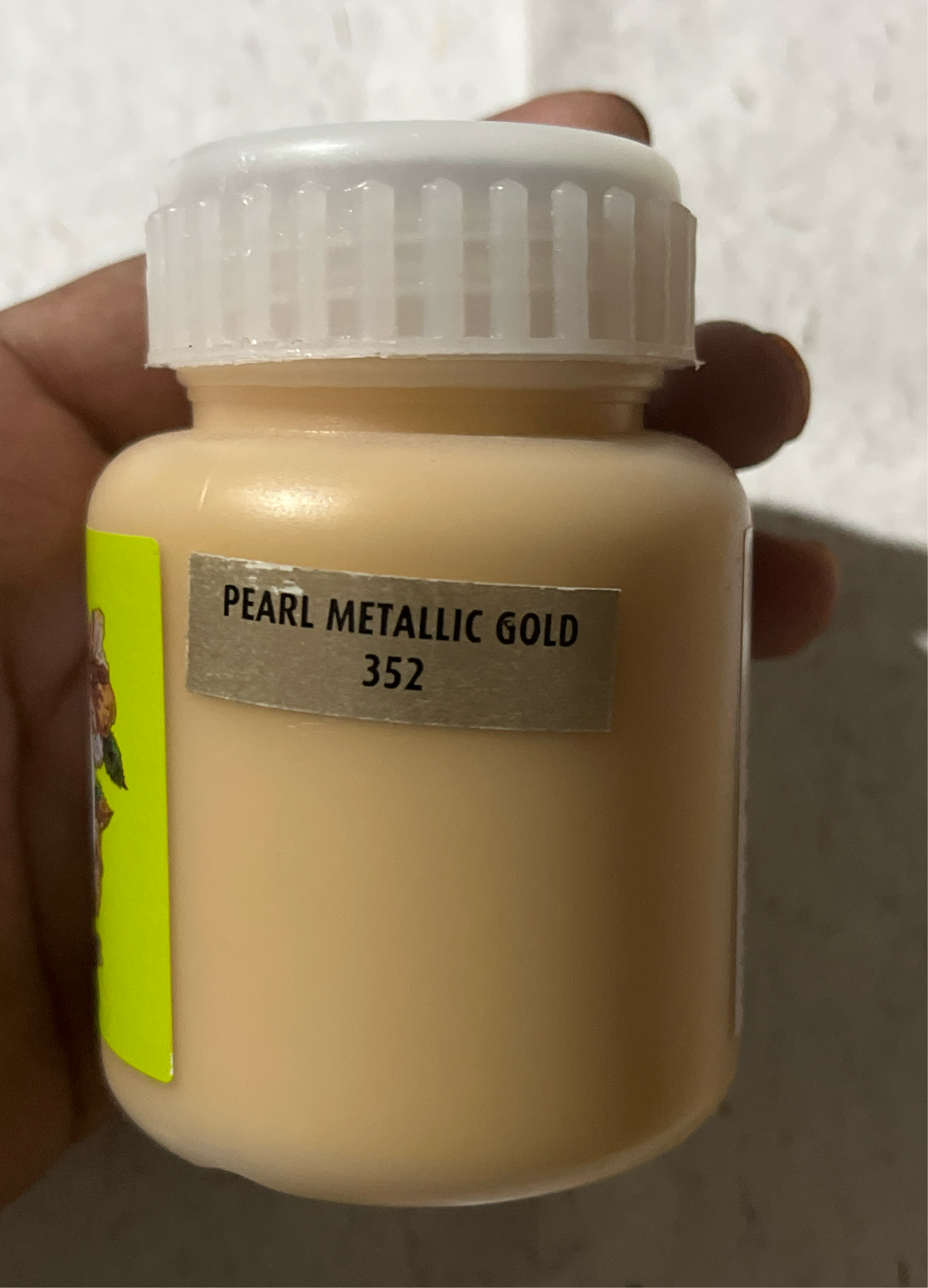 Pearl Metallic Gold 100ml fevicryl Acrylic color -1 bottle