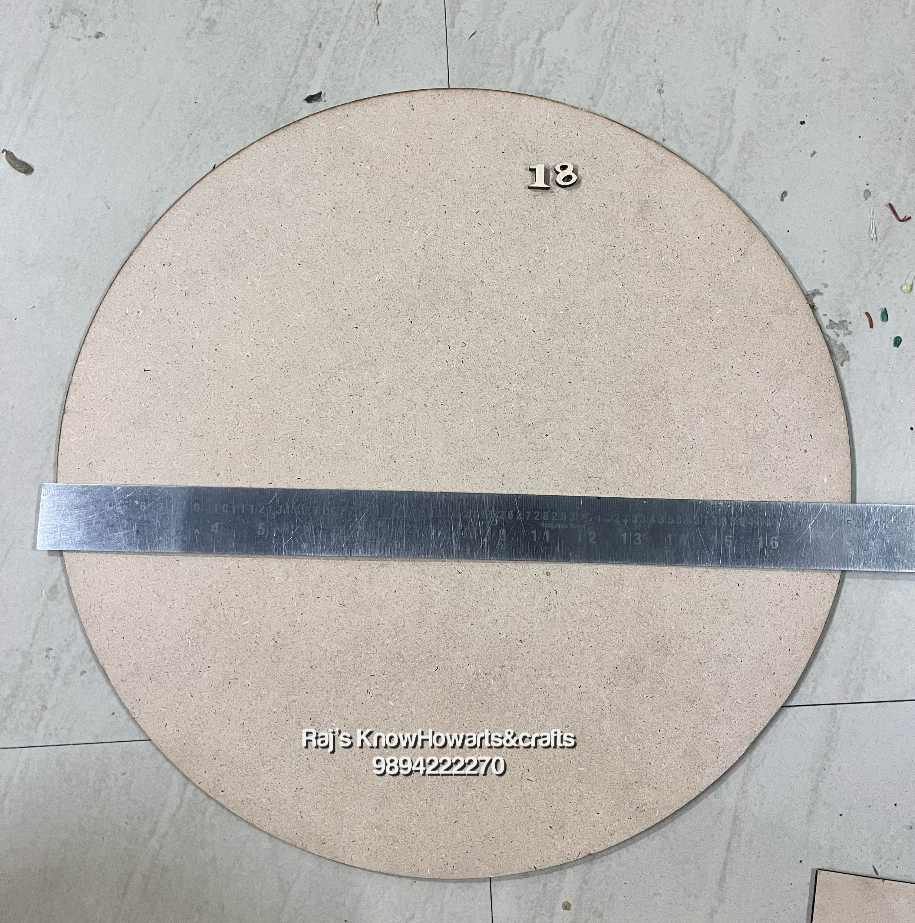 Mdf CIRCLE 18  inch-MDFC18