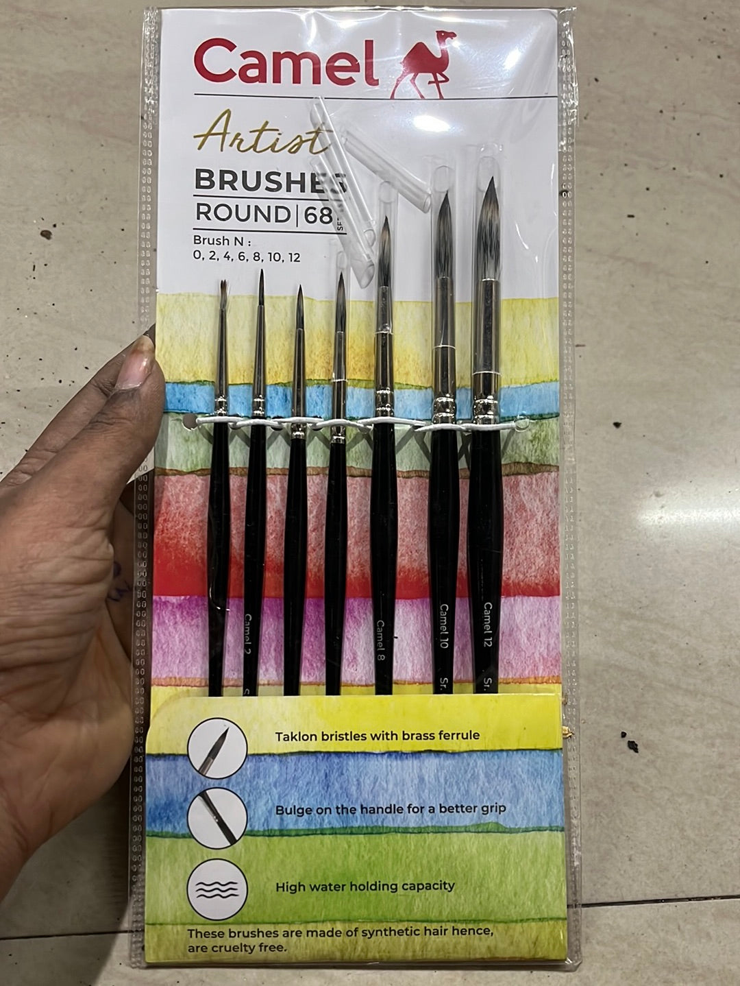 Camlin Artist Round brush set - 68 series