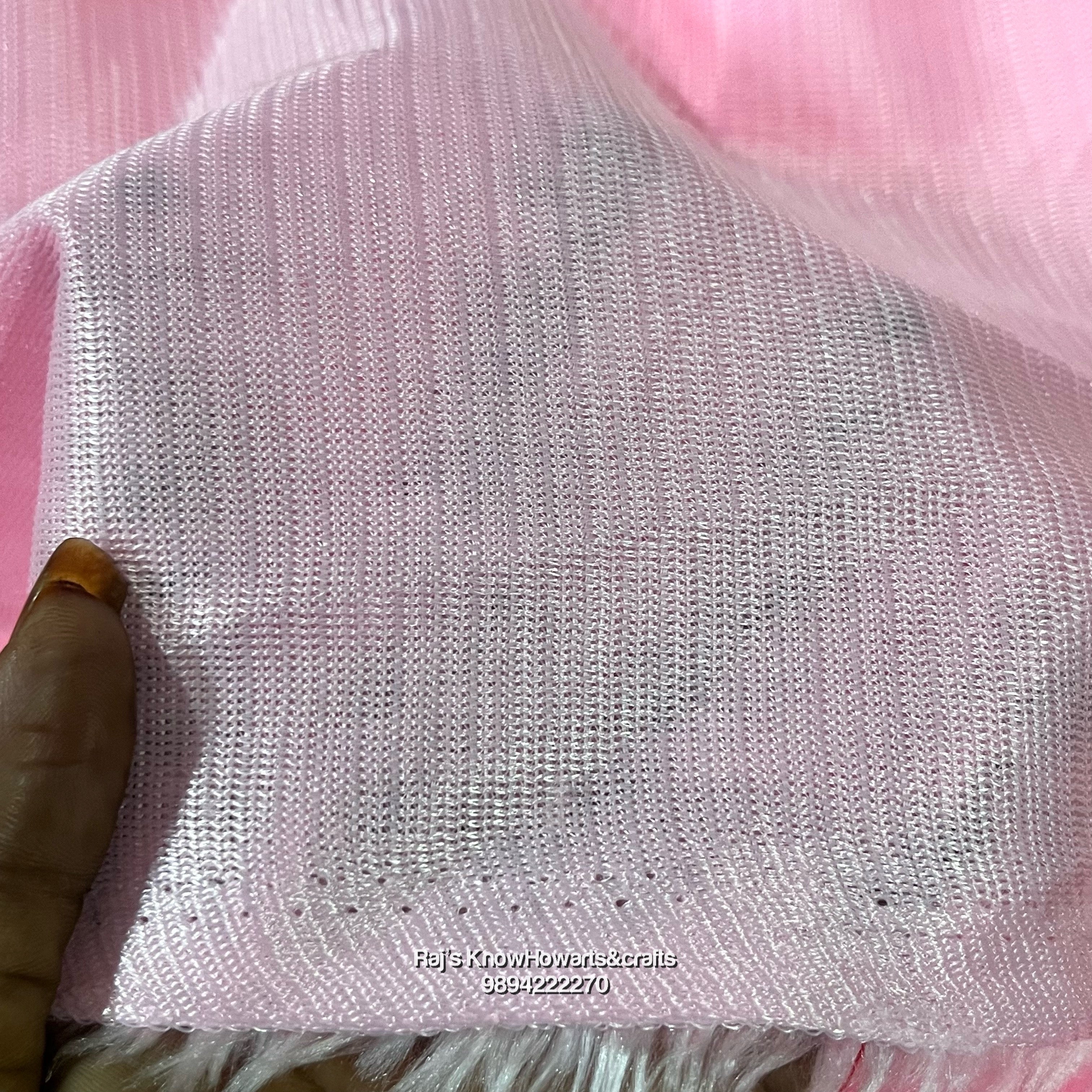 Pink fur cloth - 1 meter