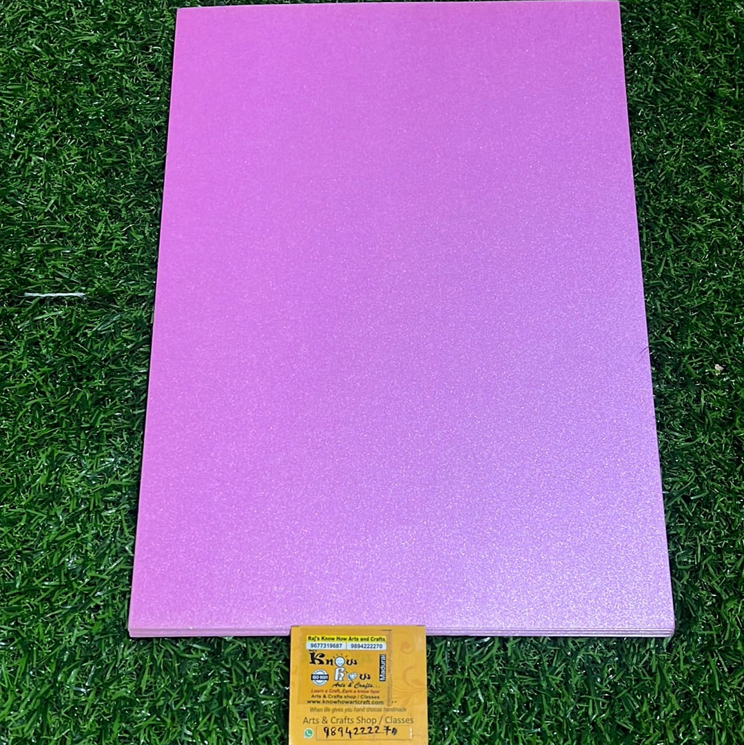 Pink Paper Sturdy Pink shinning paper Design paper A3 sheet paper – KnowHowArtCraft