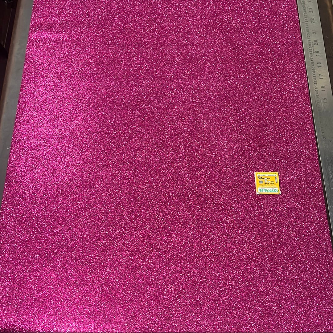 Dark pink Glitter Foam chart size 50cm x 70cm
