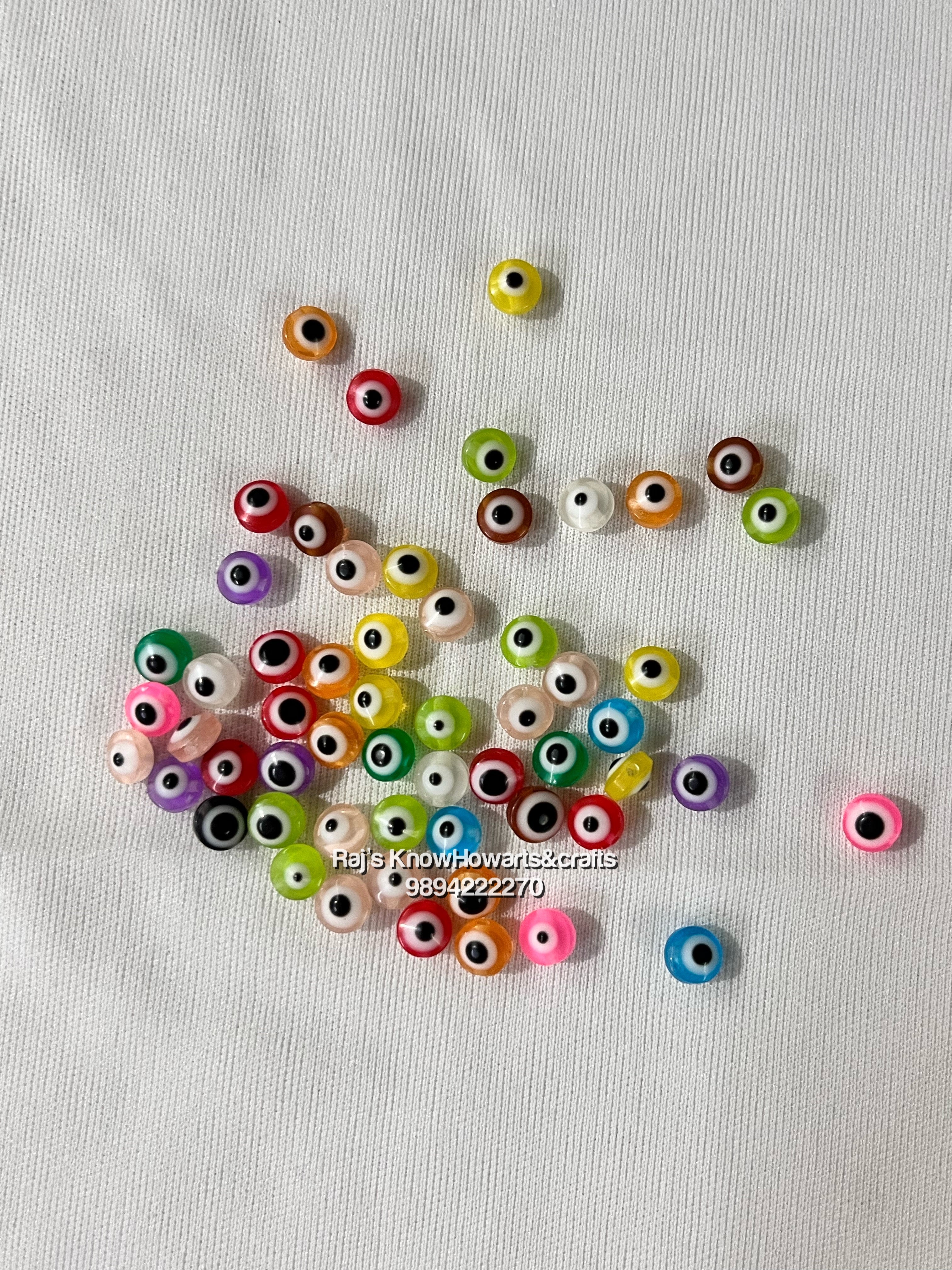 Evil Eye multicolor beads