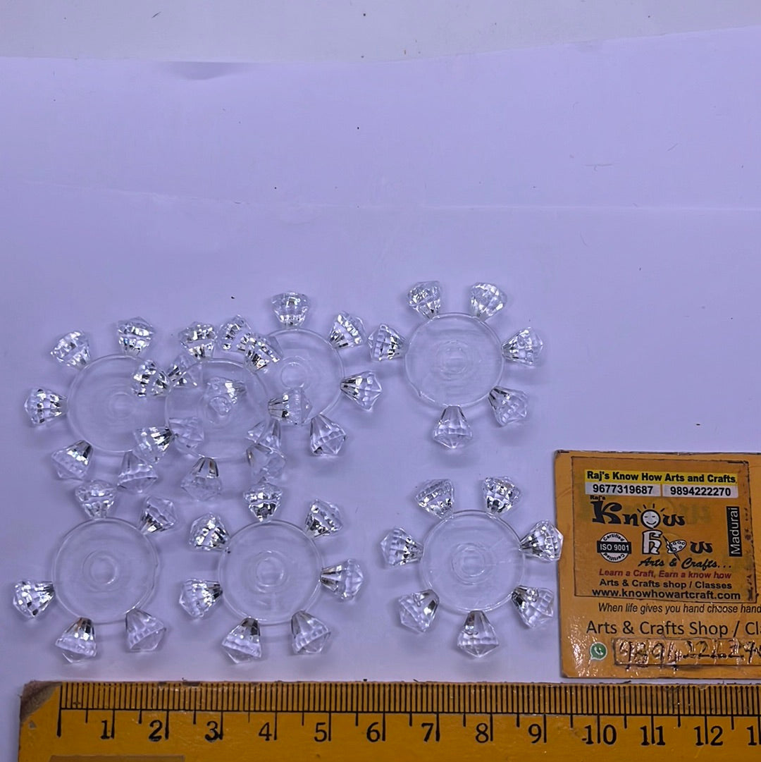 Star acrylic beads  100 g 8