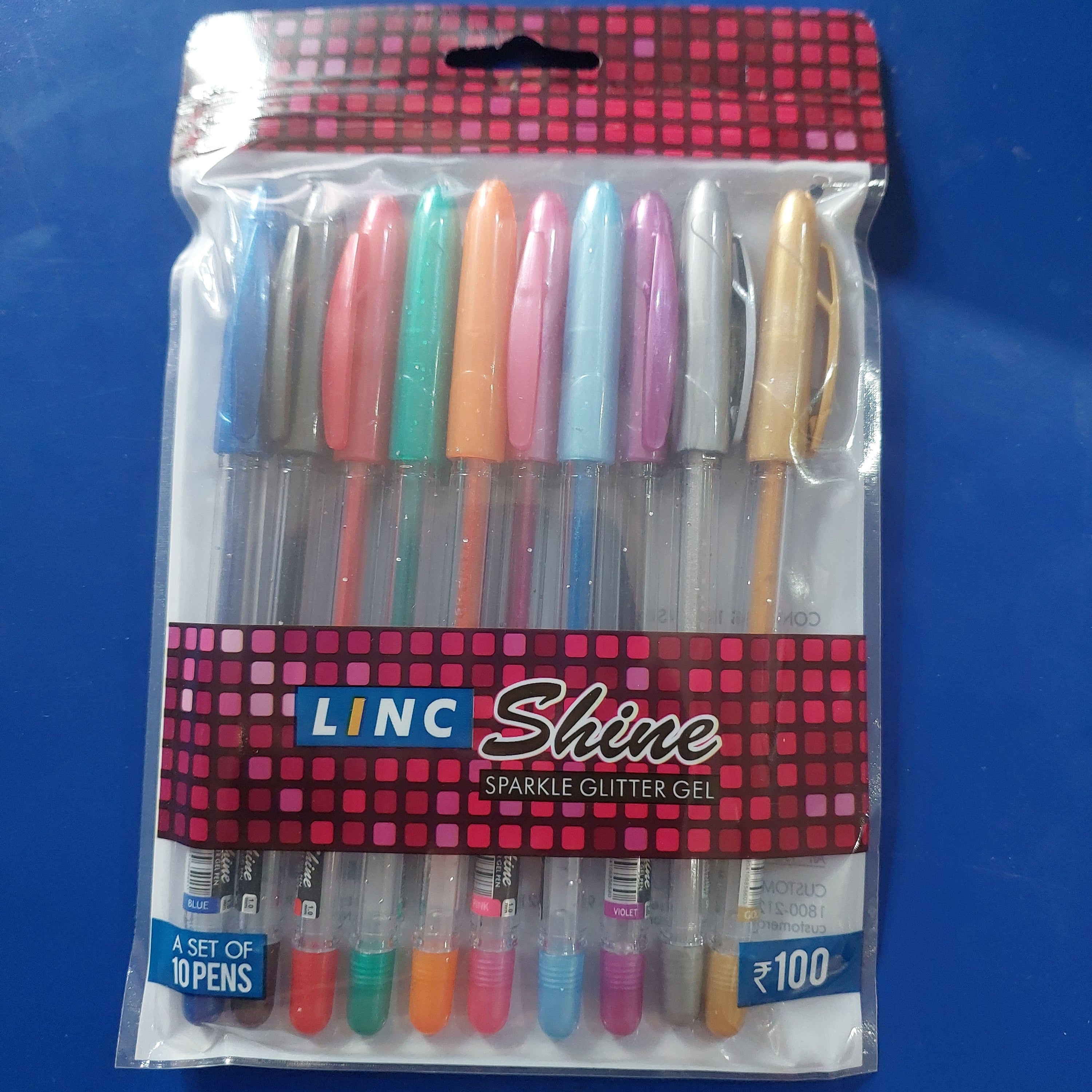 Color gel pen set linc