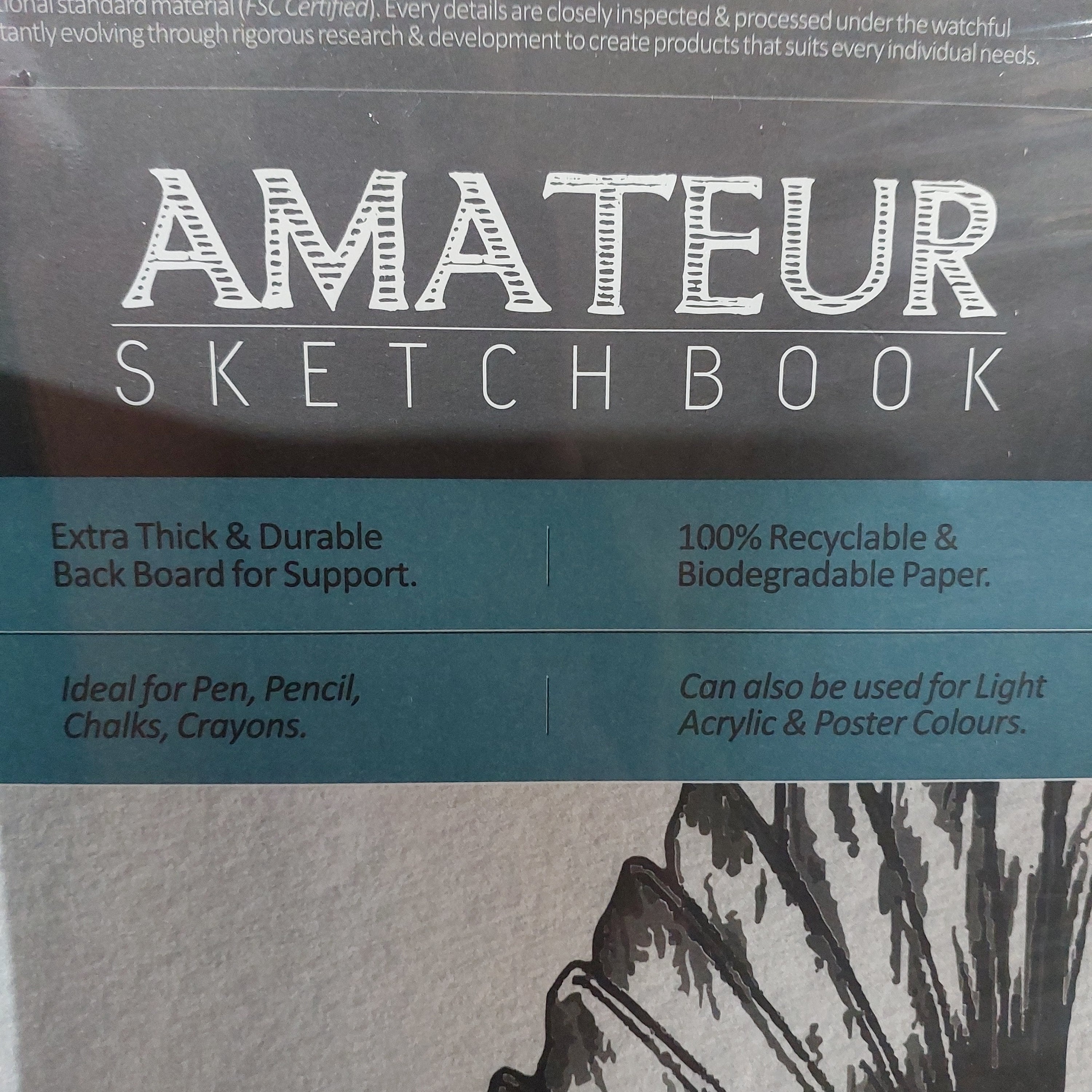 A3 size spiral Drawing sketch  book -100gsm -25 sheets