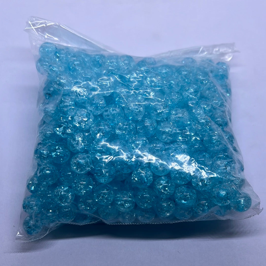 Acrylic  plastic   small beads -50g in a pack 5