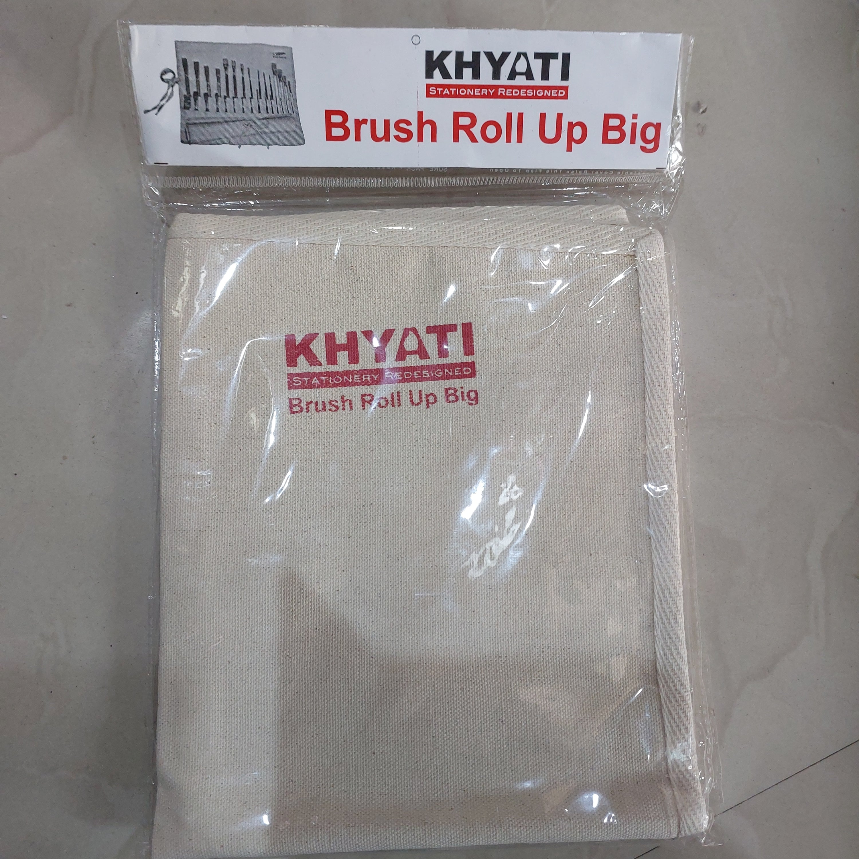 Cloth brush roll up Pouch