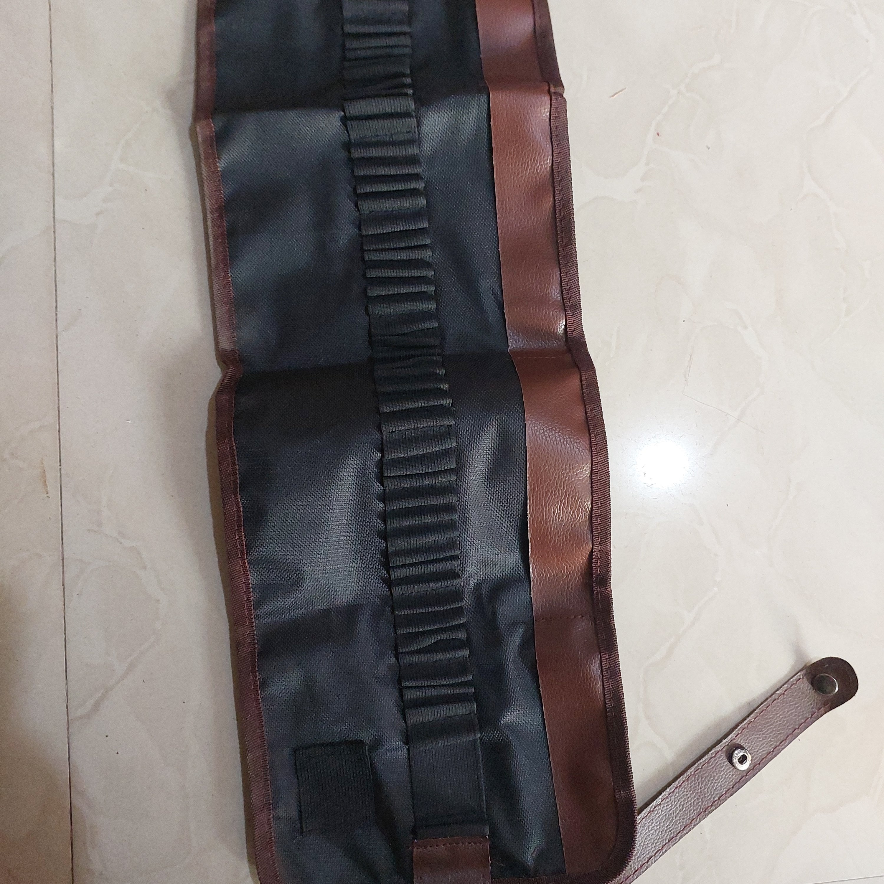 Leather Brush pouch