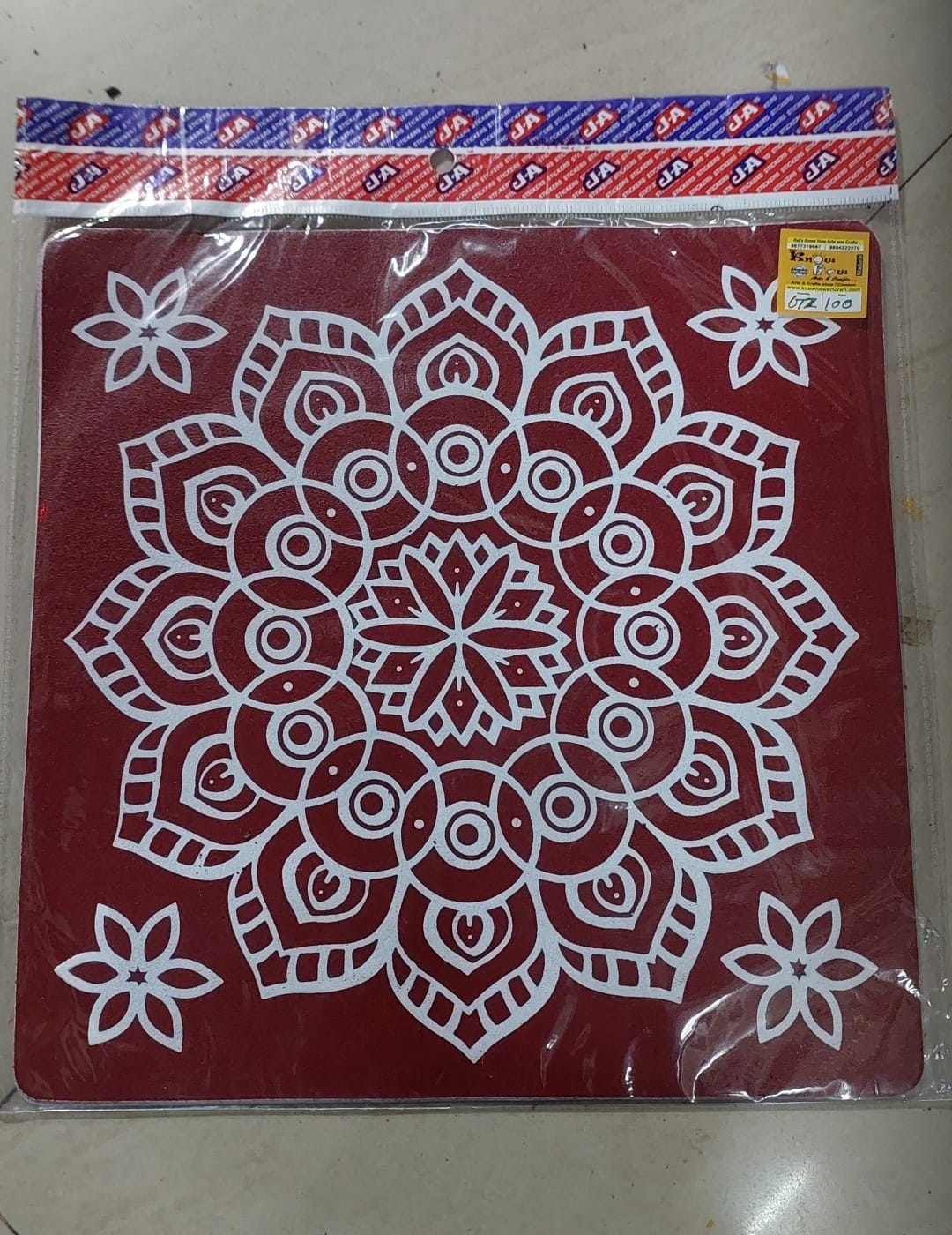 Traditional rangoli stickers