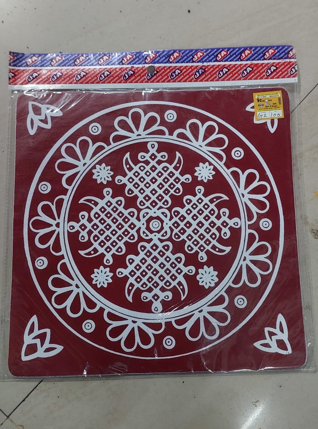 Traditional rangoli stickers