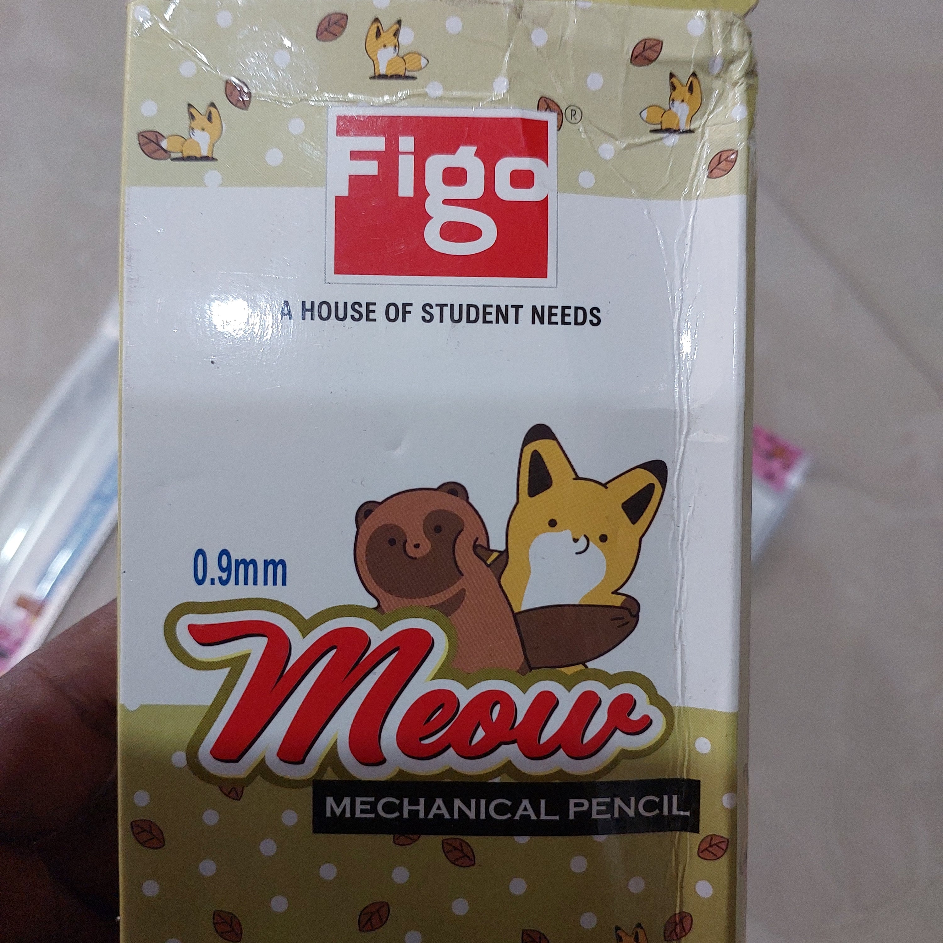 Figo meow -0.9mm mechanical pencil -2 pencil set