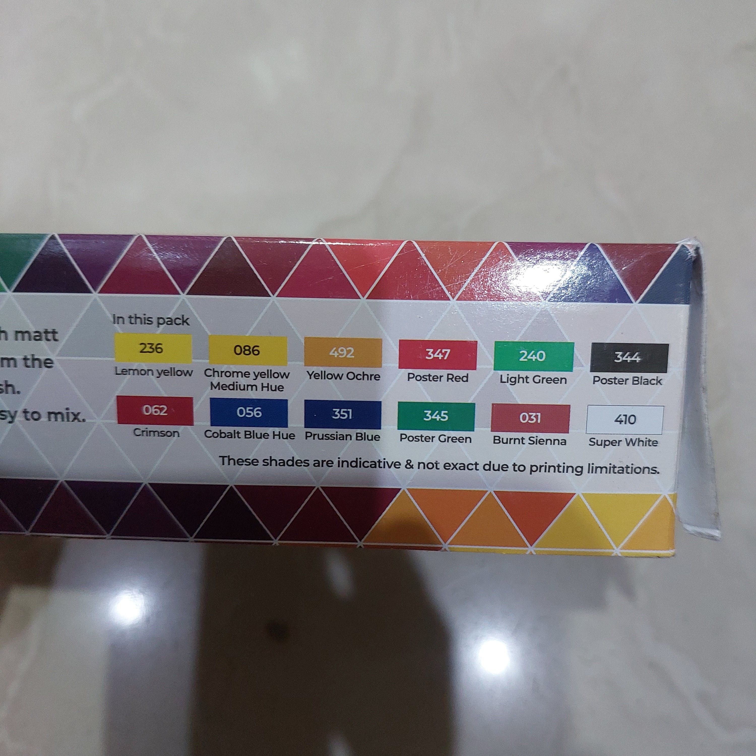 Camlin 12 in 1 Poster colour set