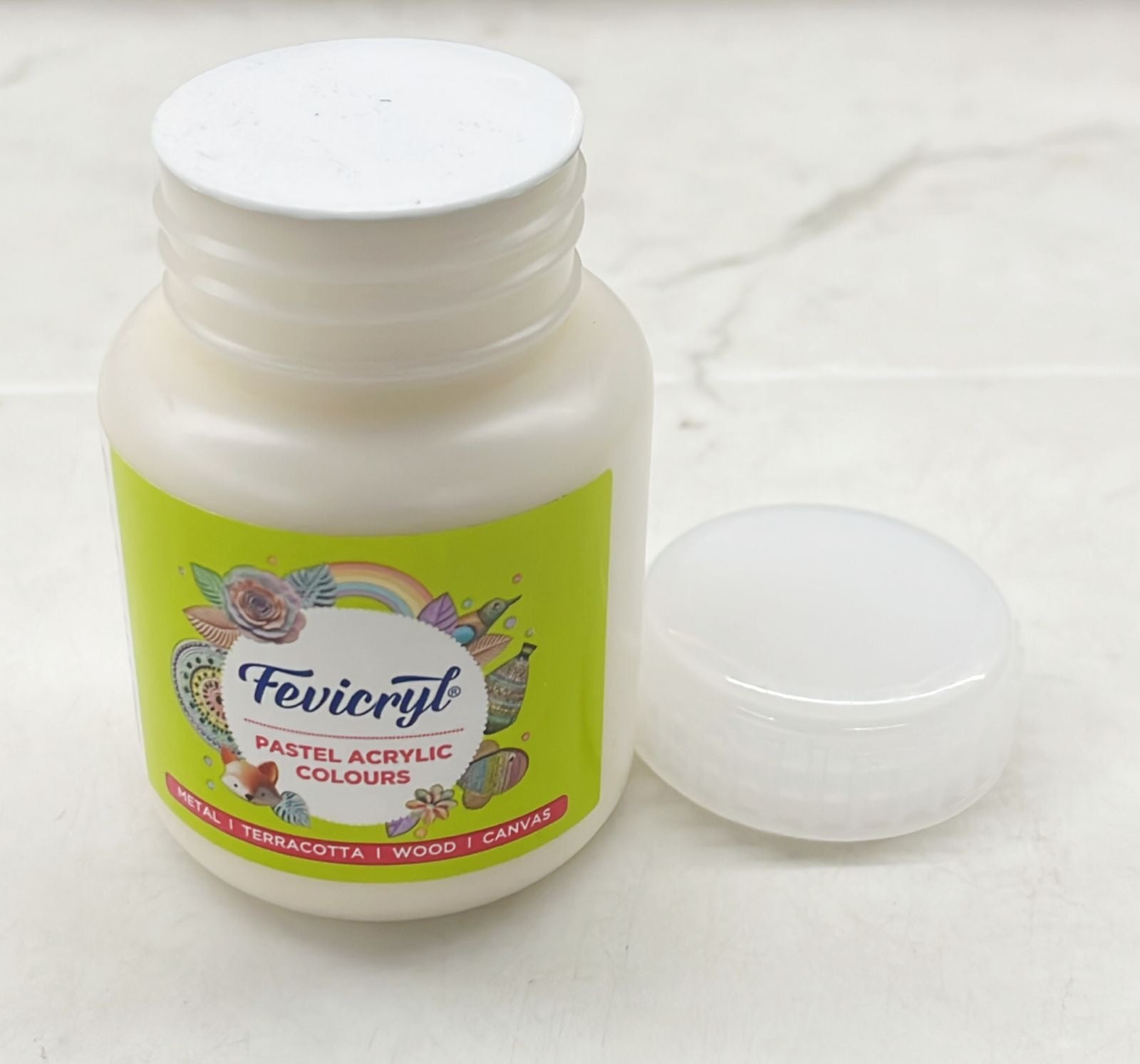 Fevicryl pastel acrylic colours off cream 100ml -1pack