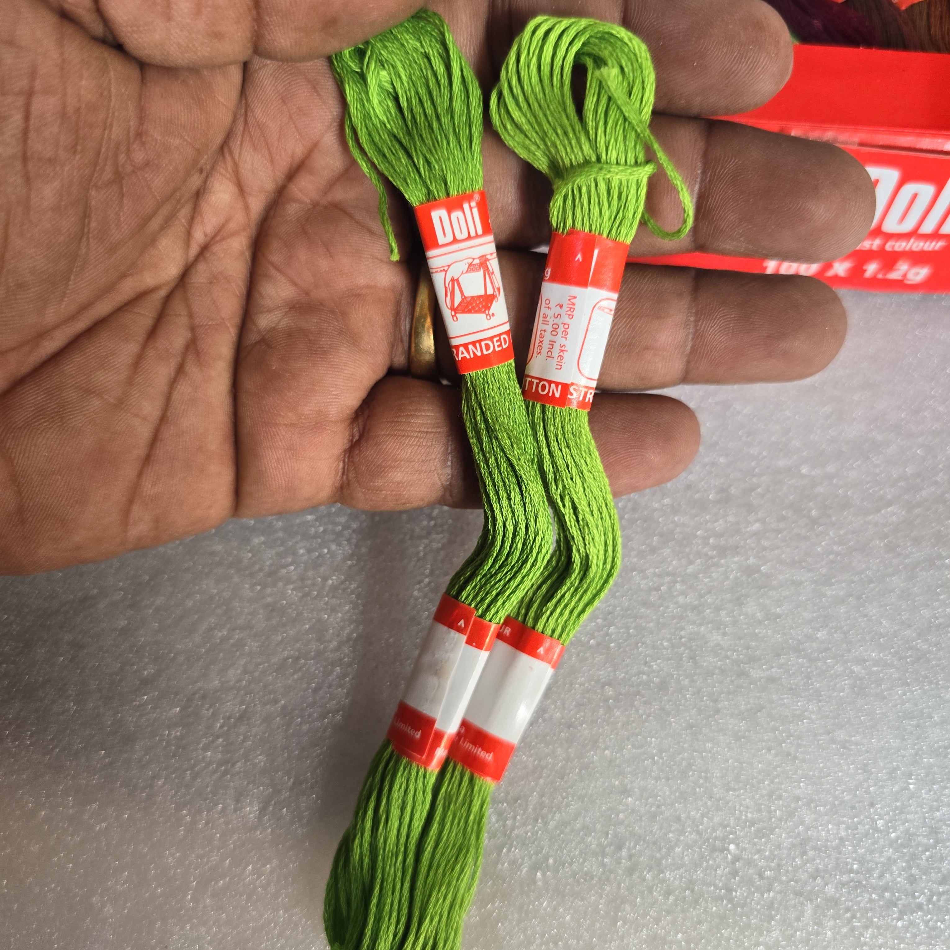 50 shade Rangoli embroidery thread – KnowHowArtCraft