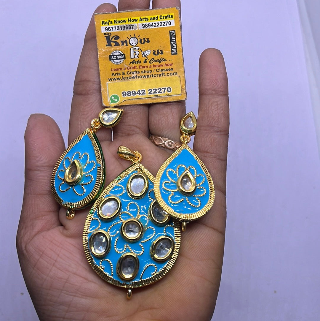 Color plated pendant jewelry making