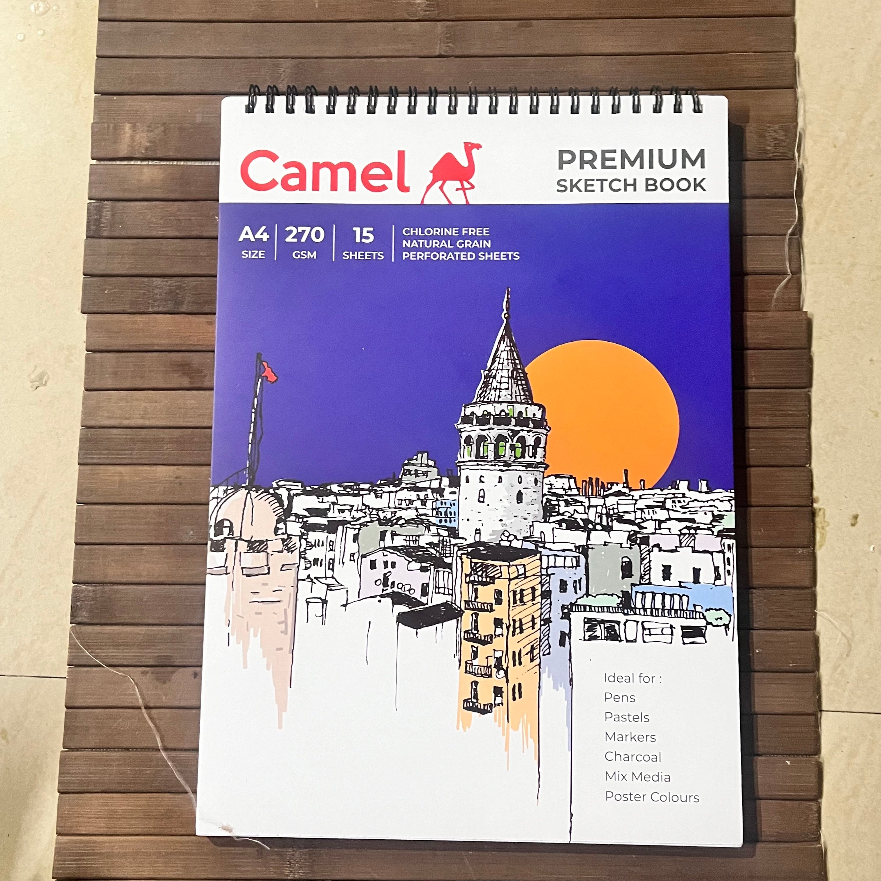 Camel premium sketch book - A4 size - 15 sheets