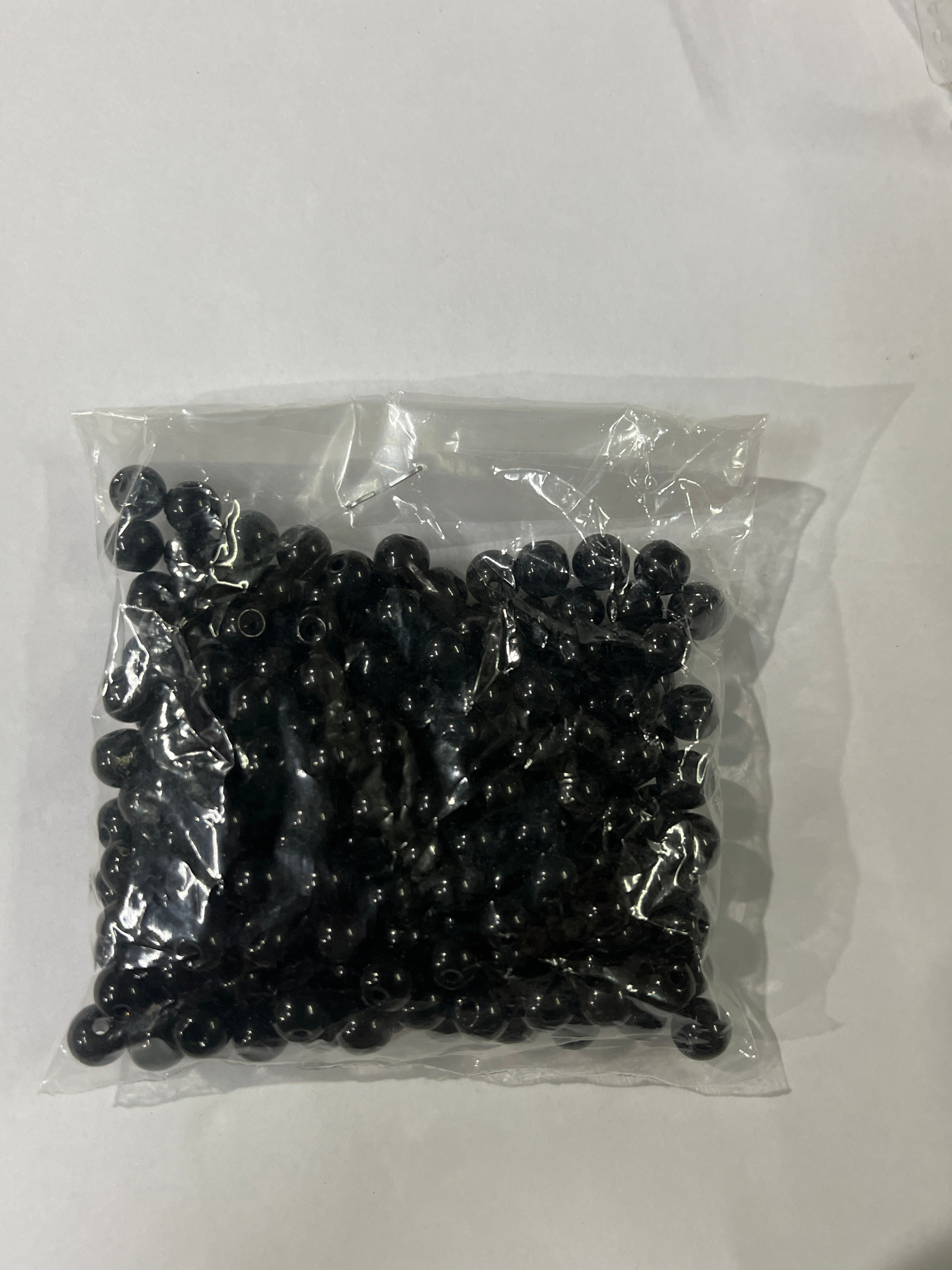 Black beads - 50 g