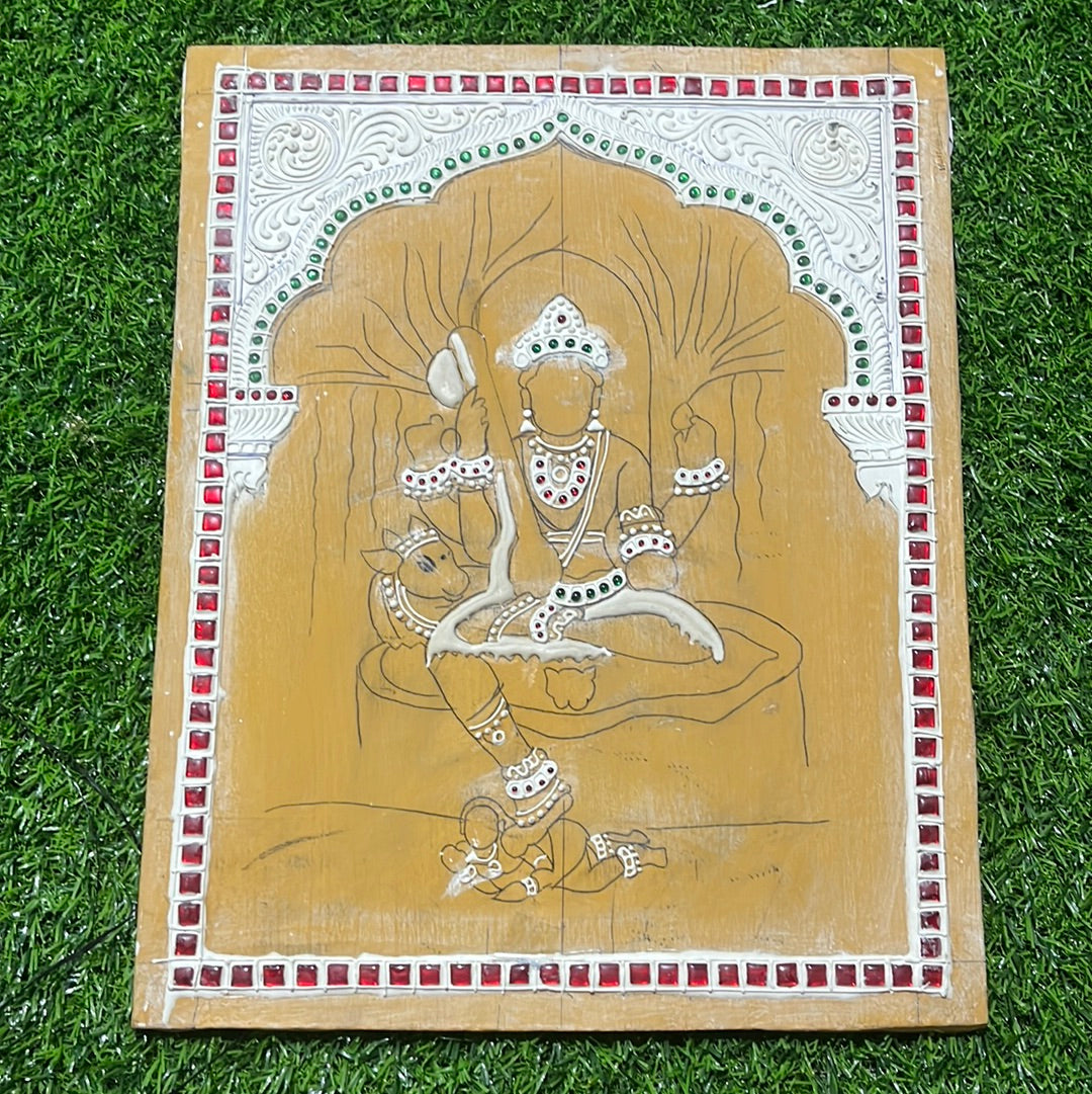 Lakshmi Saraswathi Tanjore Muck Board-1 Board(15 days delivery time)