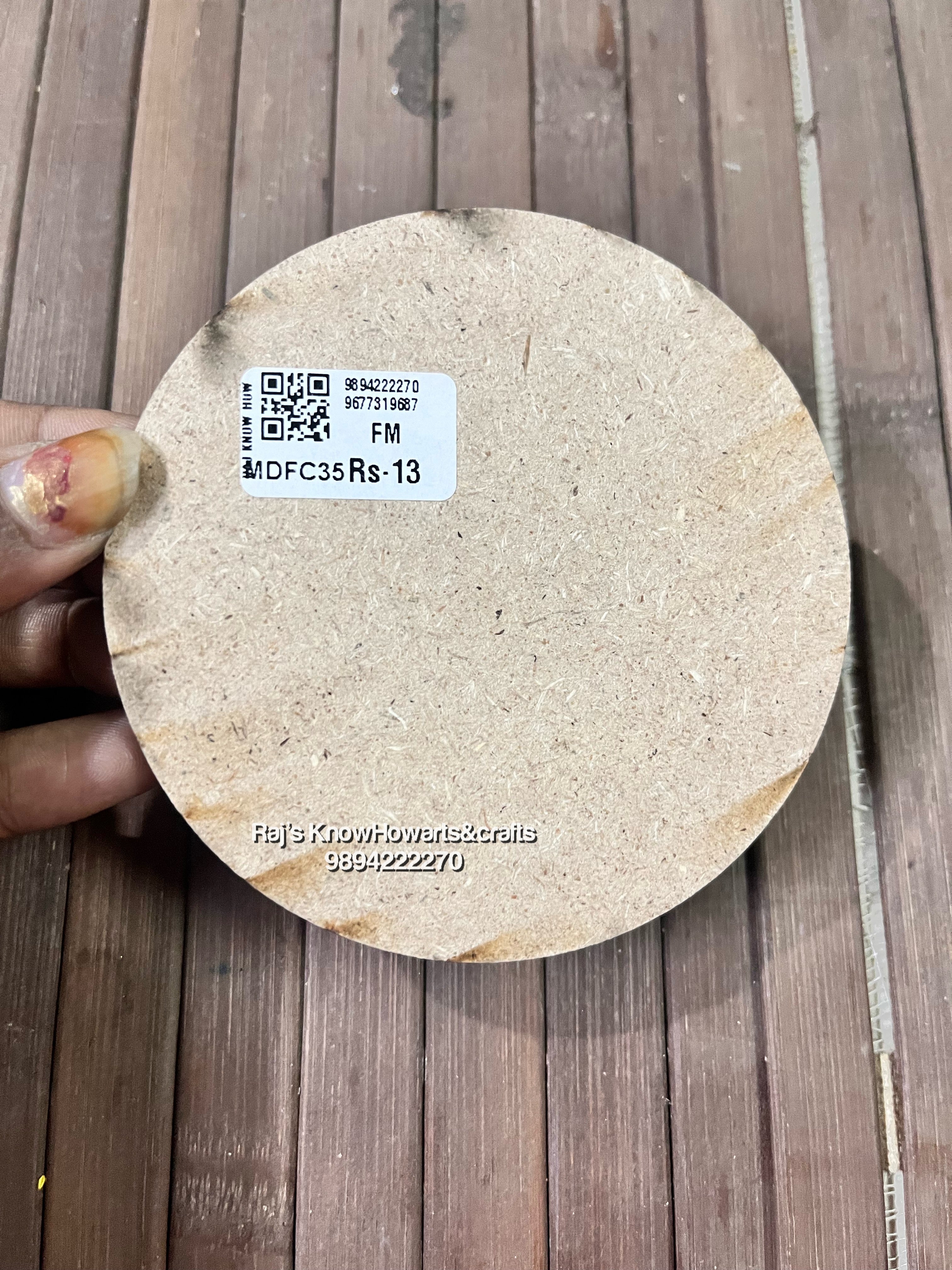 Mdf CIRCLE 3.5 inch-MDFC3.5