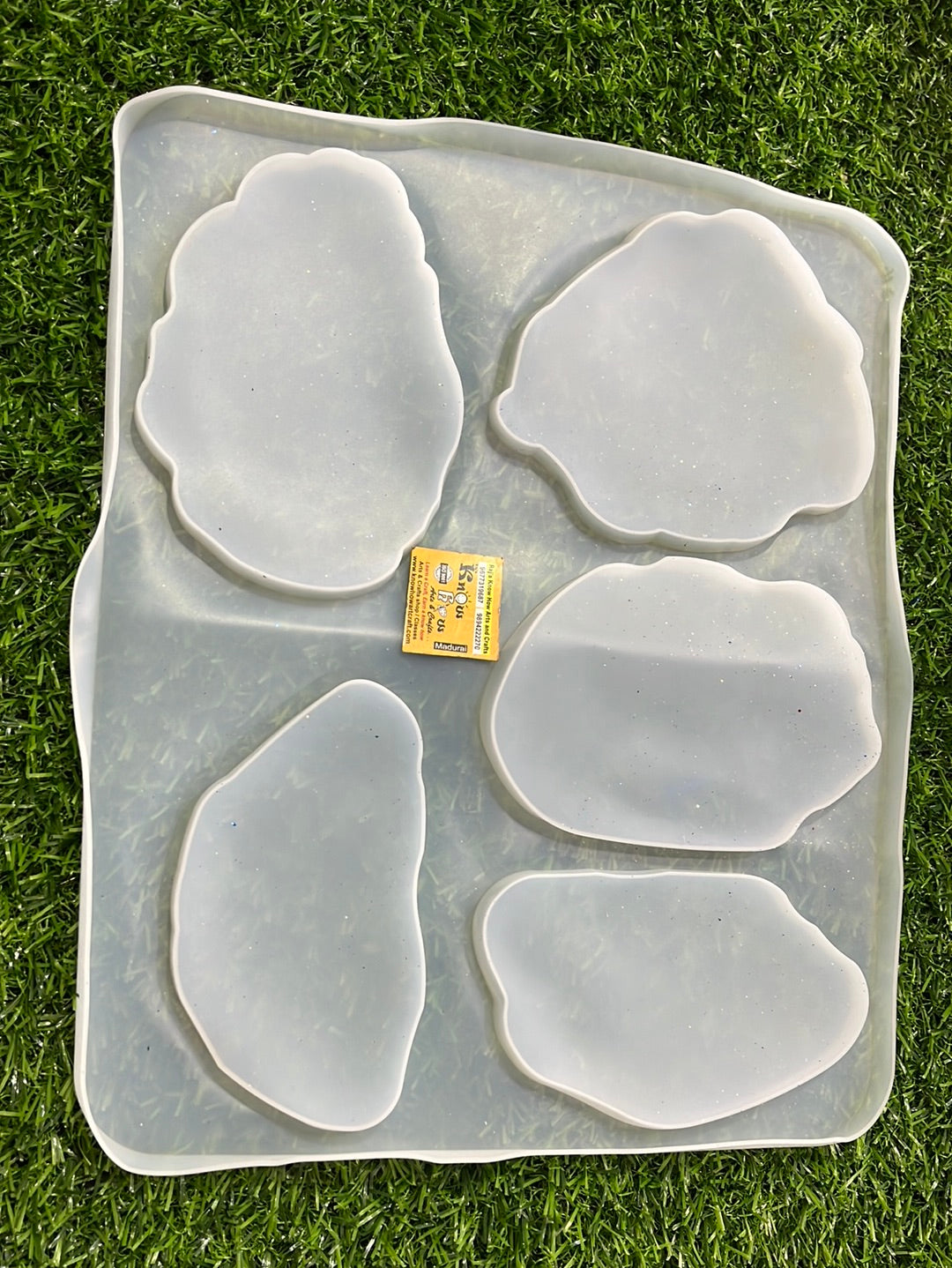 5 in 1 Agate set Resin molds