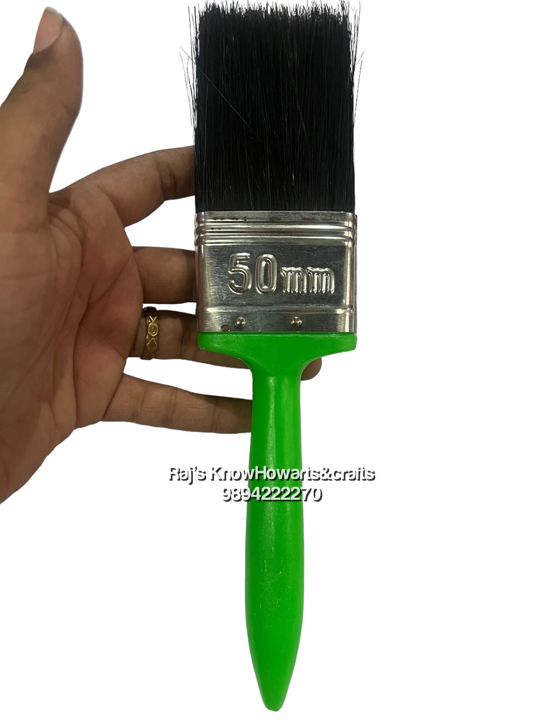 50mm black natural coat brush