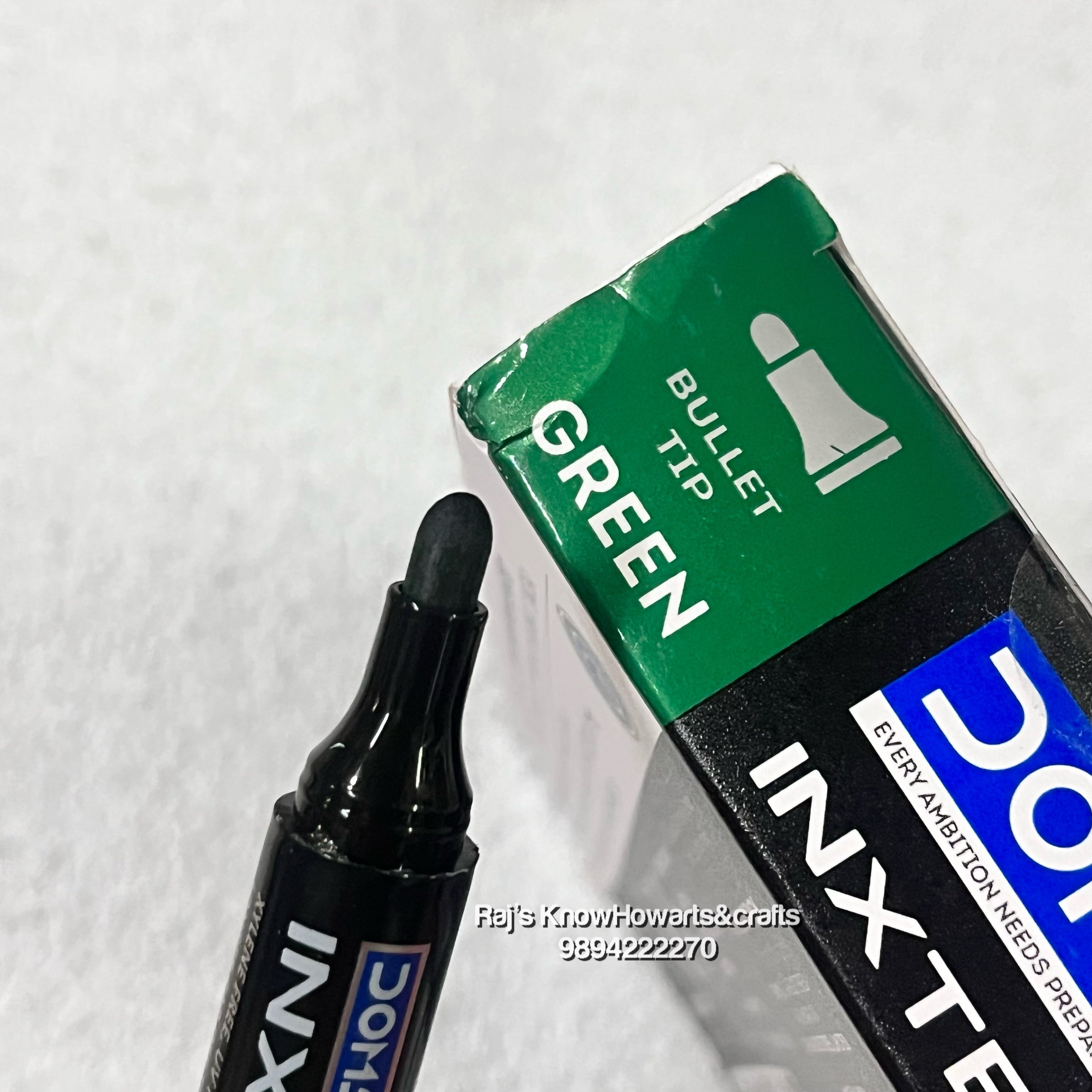 Doms Inxten permanent marker Green - 2 pc