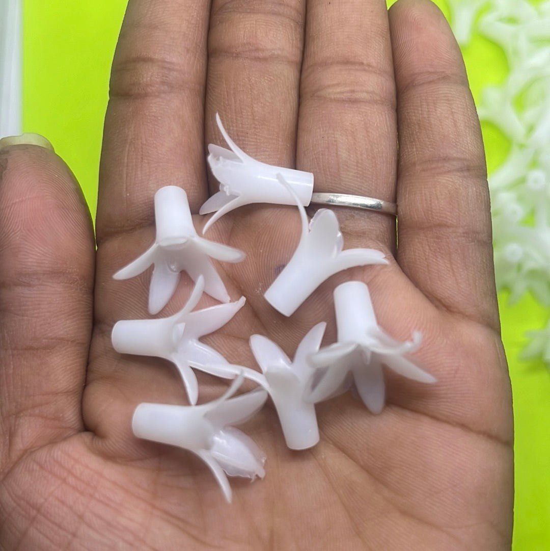 Acrylic plastic  jasmine flower 100g in a pack