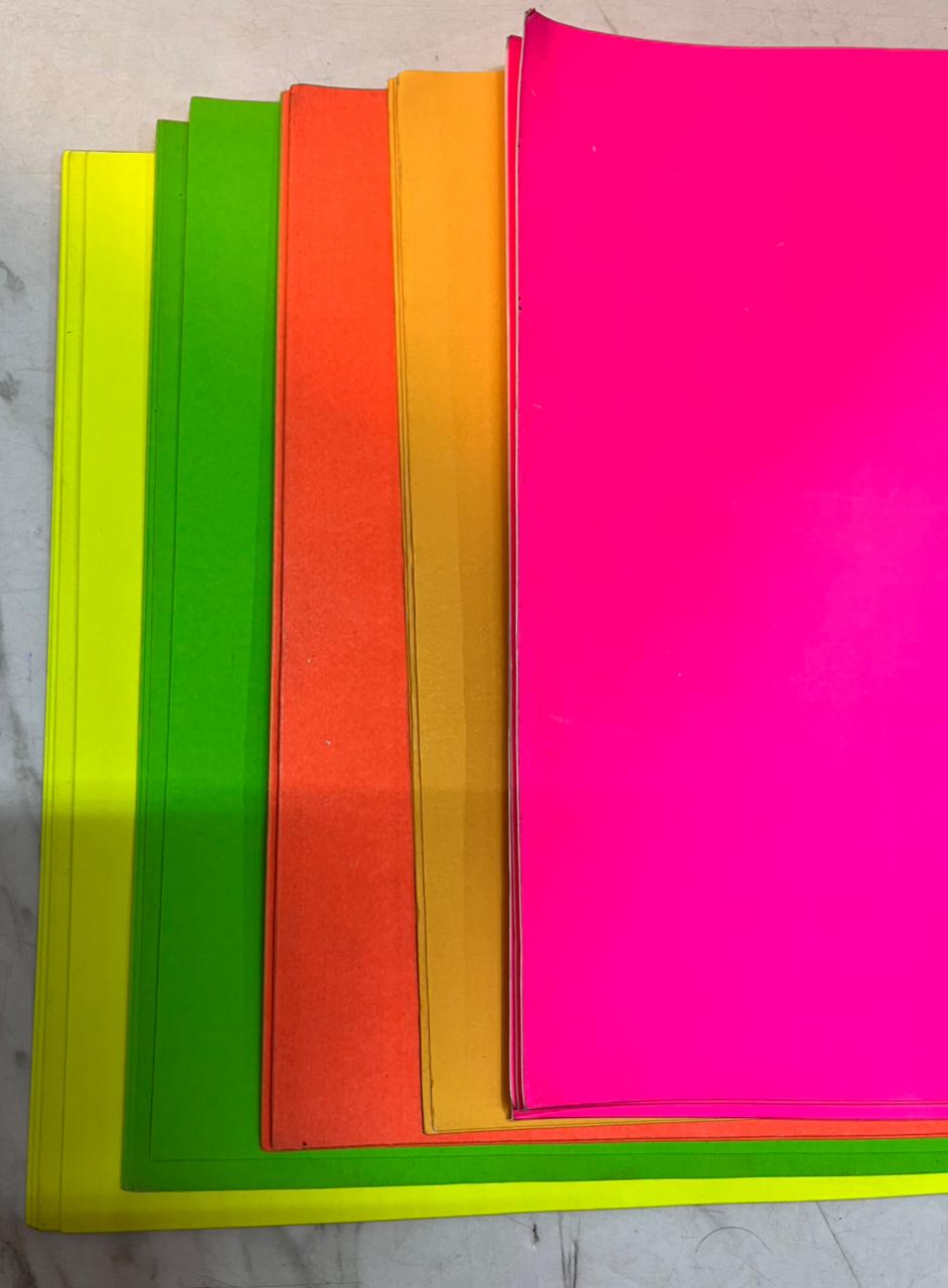 Sticker Paper Multicolour A4 Multicolour Sticker 23 piece in a pack – KnowHowArtCraft