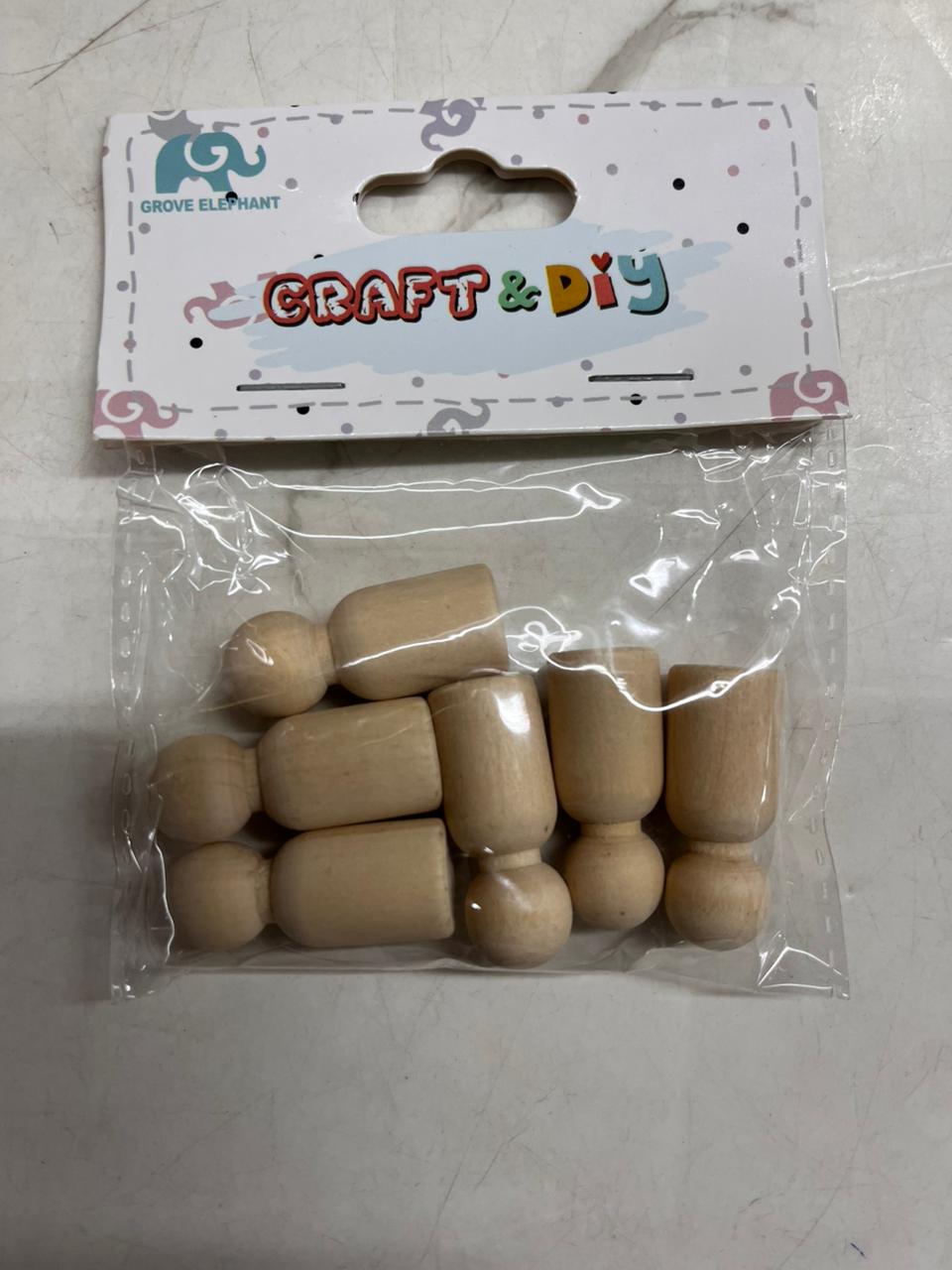 Wooden peg pack of 3