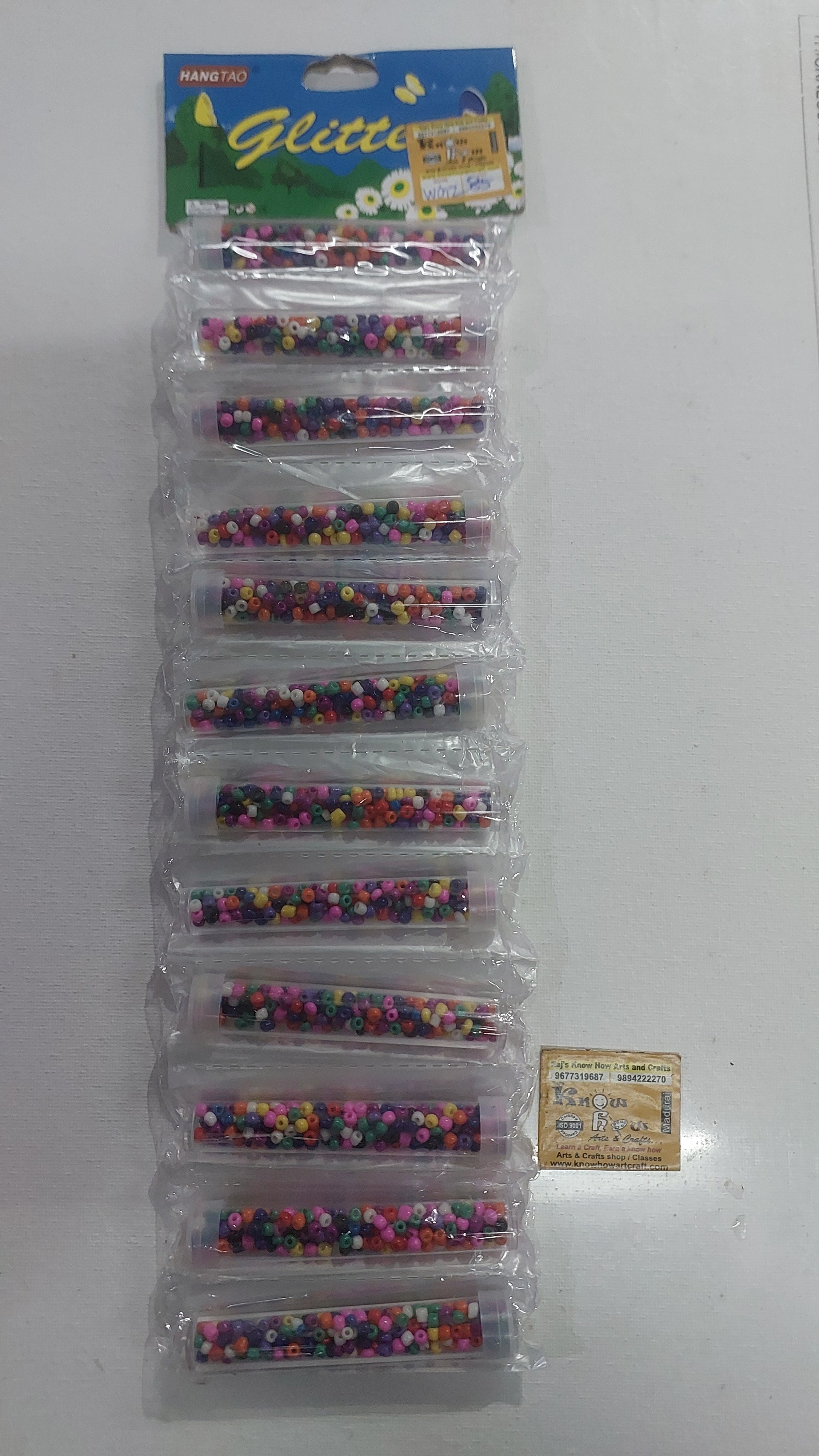 Multicolor beads set of 10