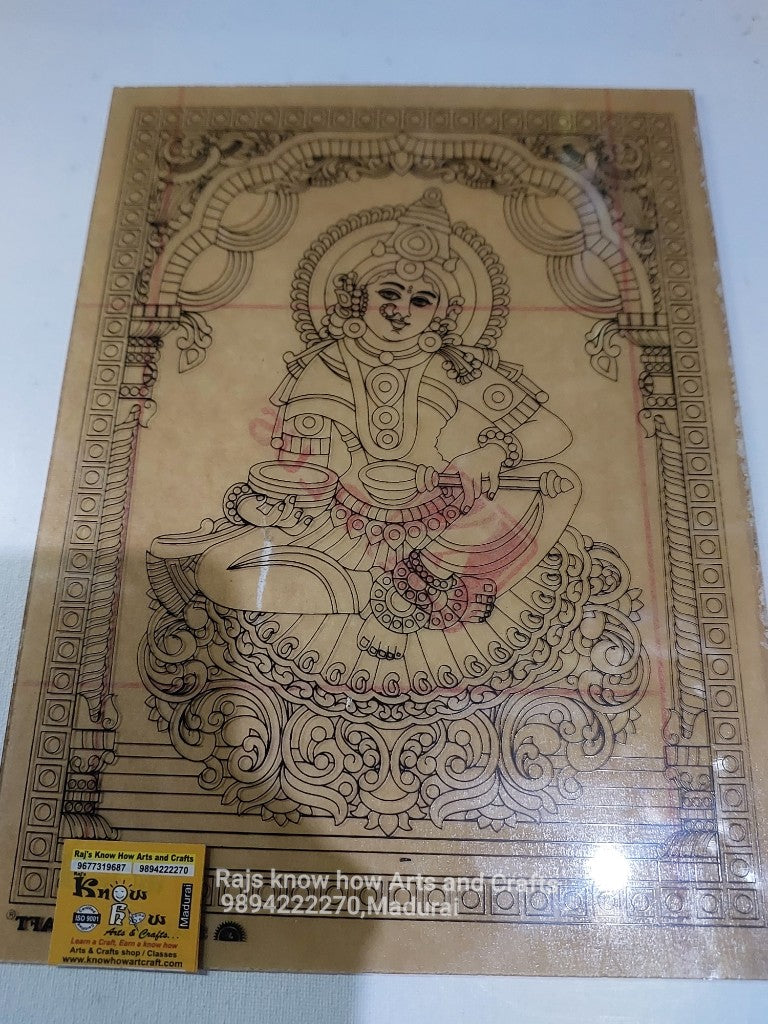 Mehta Diamonds Tanjore painting outline sketches