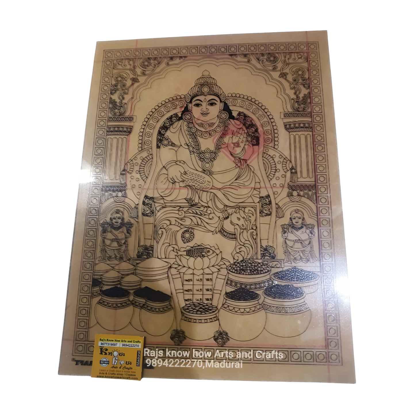 Kuberan Tanjore Reverse Fibre Glass Painting
