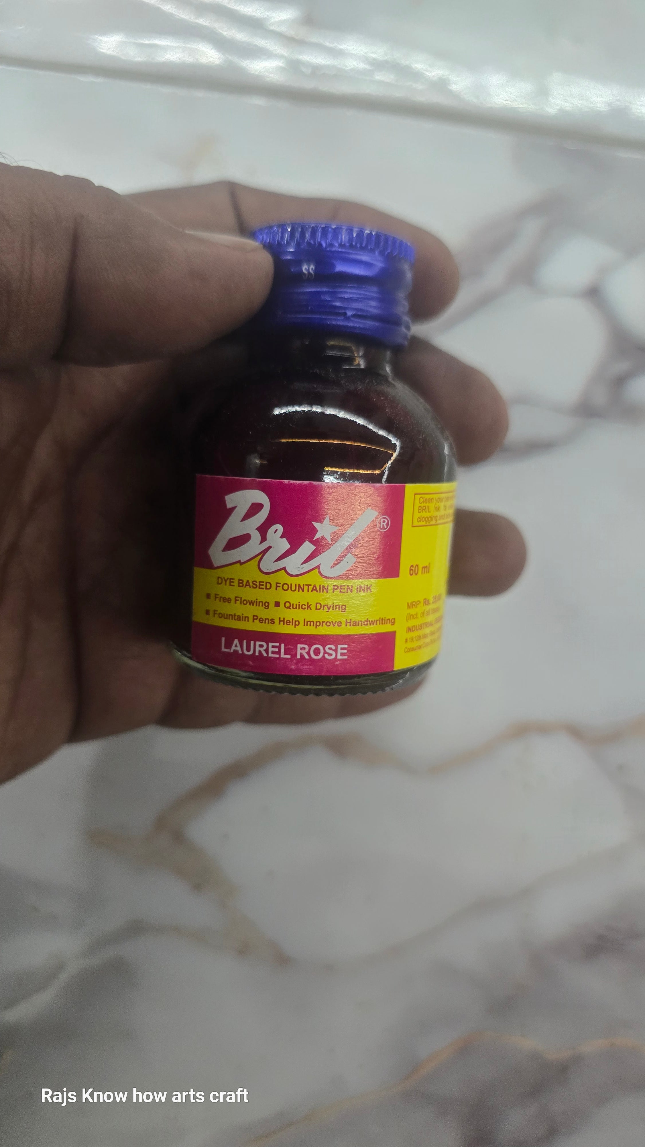 Bril ink Rose 60ml – KnowHowArtCraft