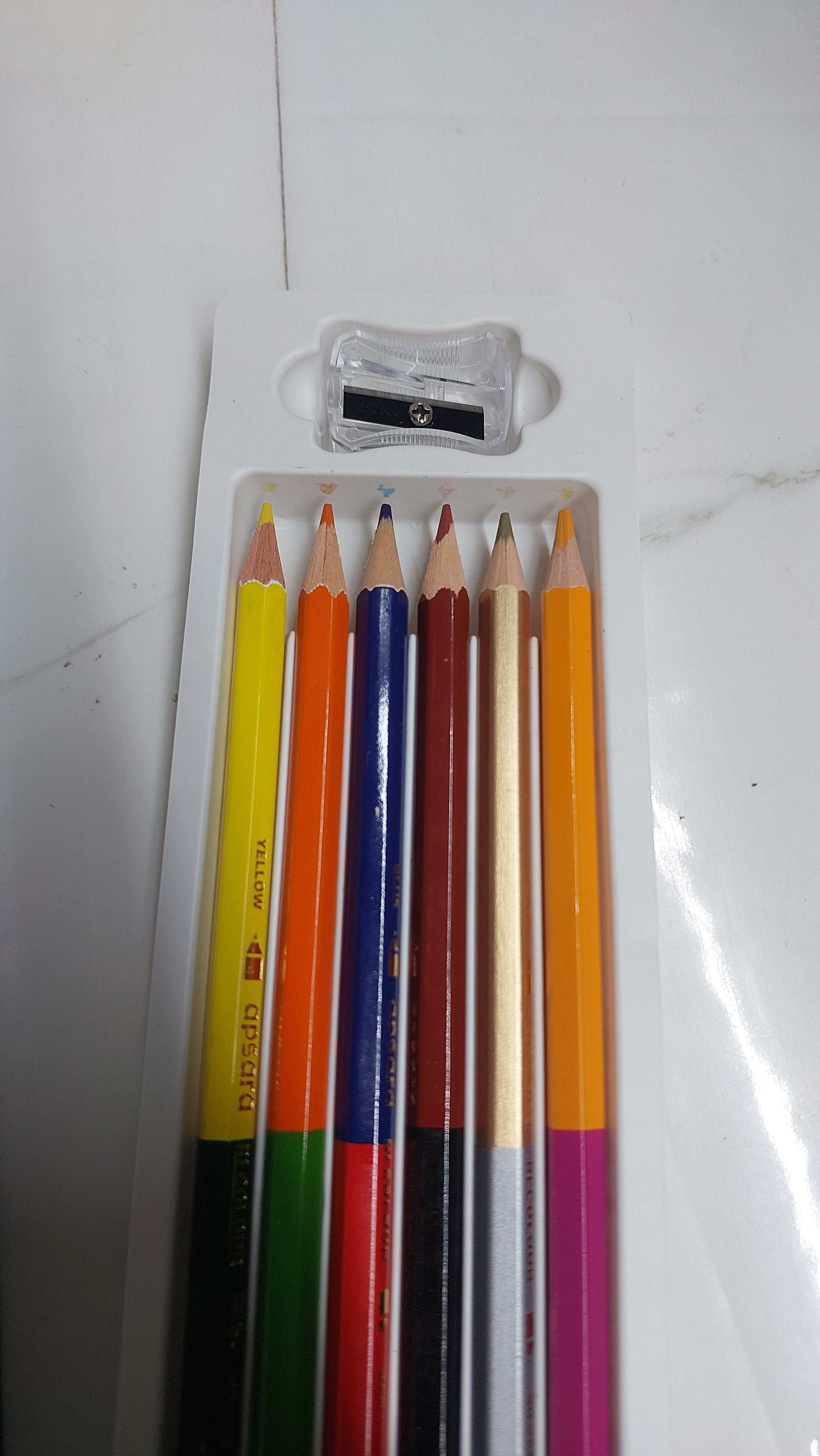 Apsara 12shades 6 Bi colour pencils-1set