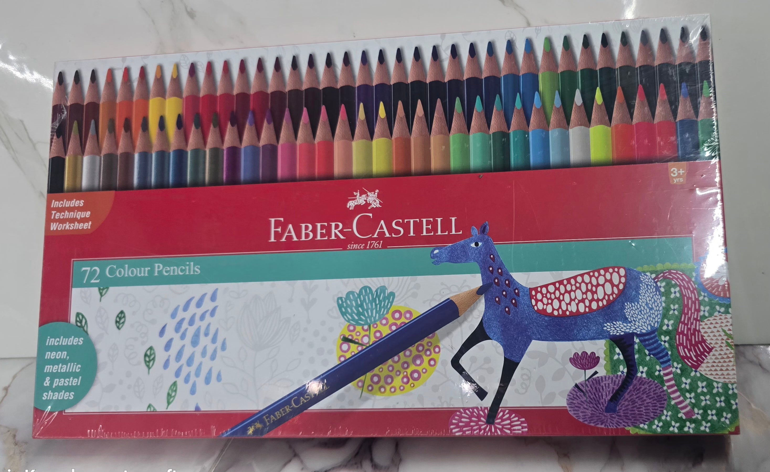 FABER Castell 72 colour pencils-1set