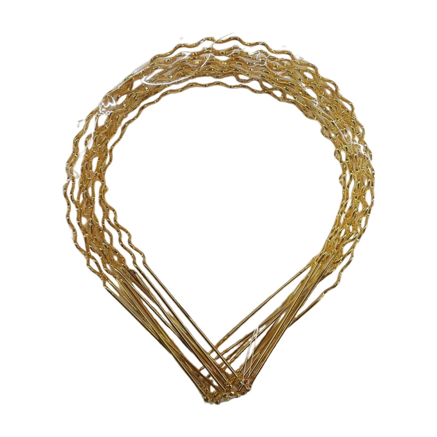 Gold swirl HAIR  BAND 6 PCS-wghb