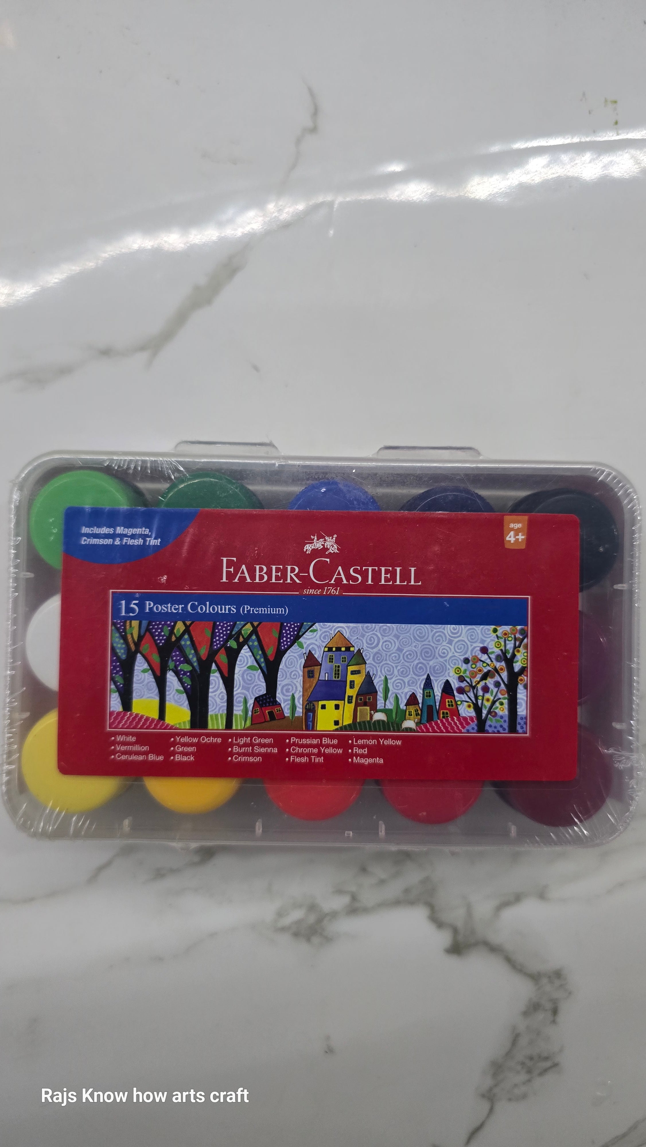 Faber castell premium poster color 15 shades